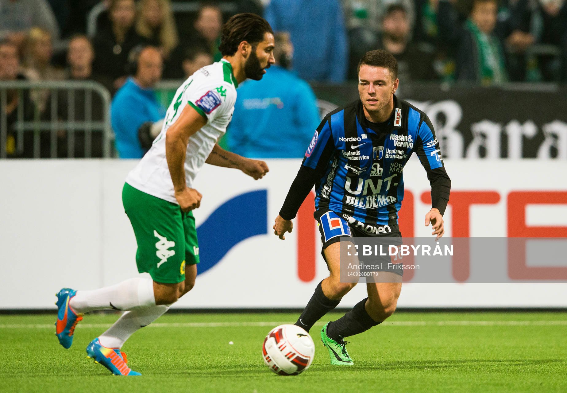 Hammarbys Stefan Batan utmanar Sirius Kerim Mrabti