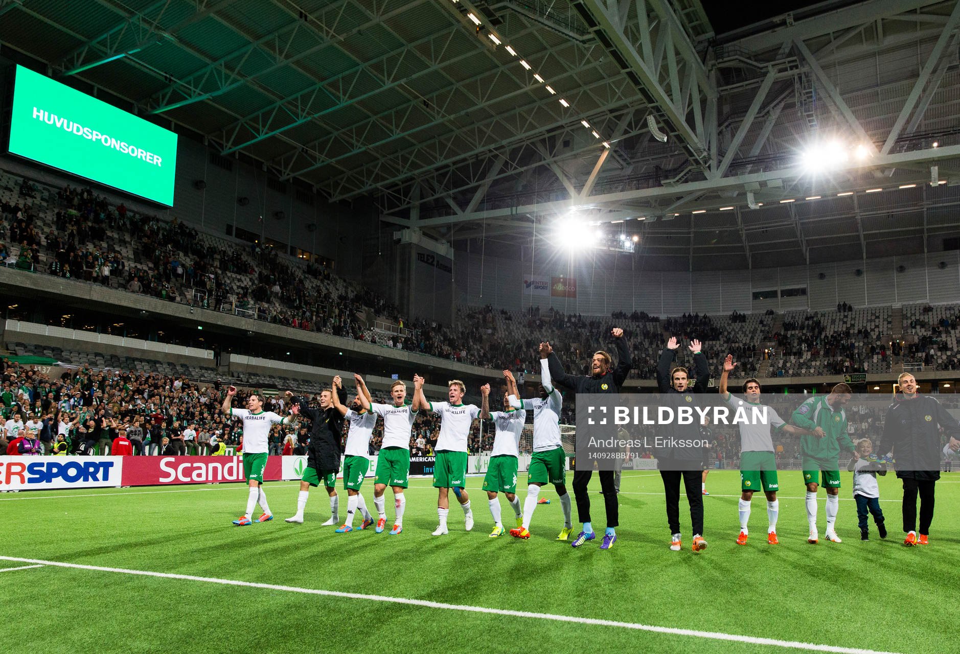Hammarbys spelare tackar publiken