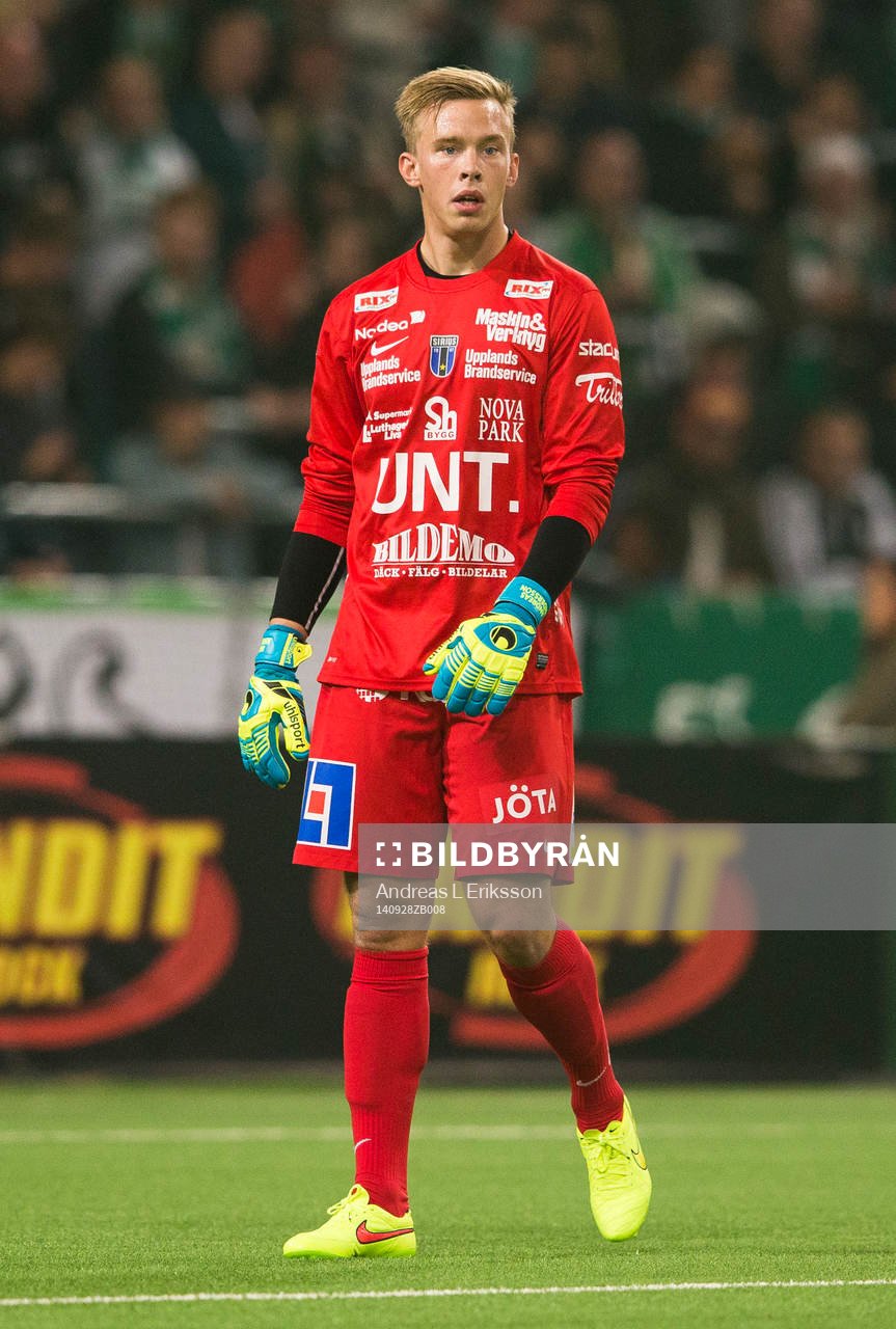 Sirius målvakt Andreas Andersson