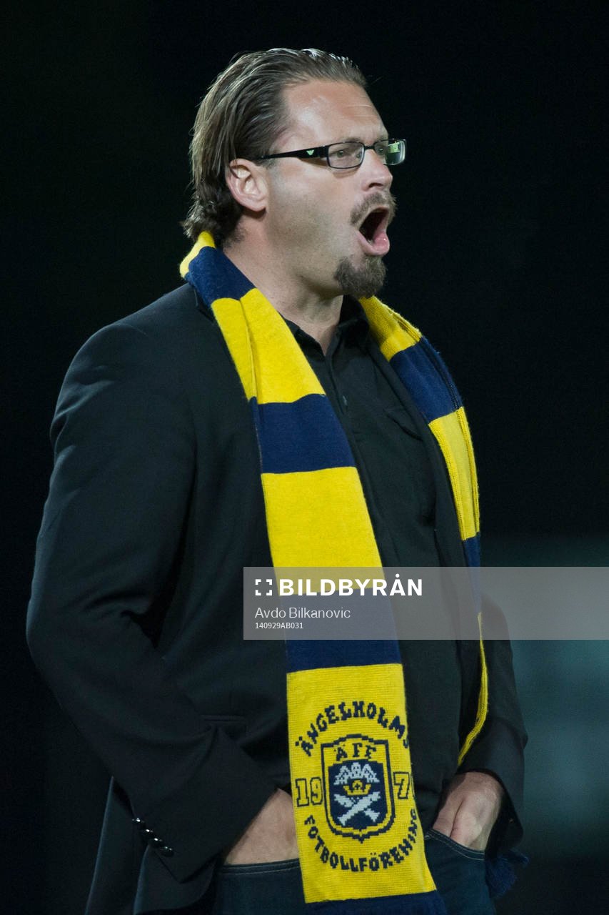 Ängelholms tränare Joakim Persson
