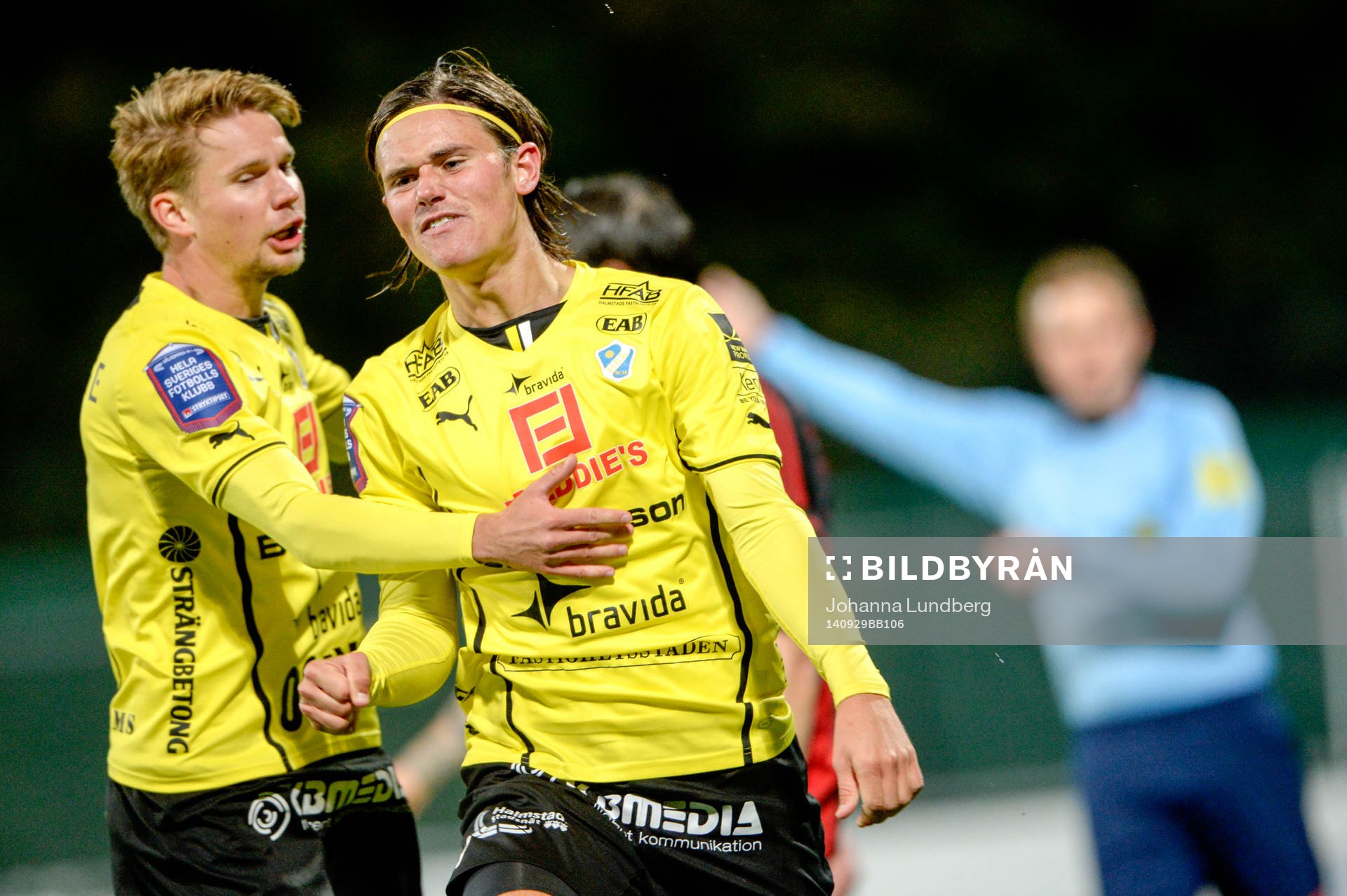 Halmstads Marcus Antonsson jublar