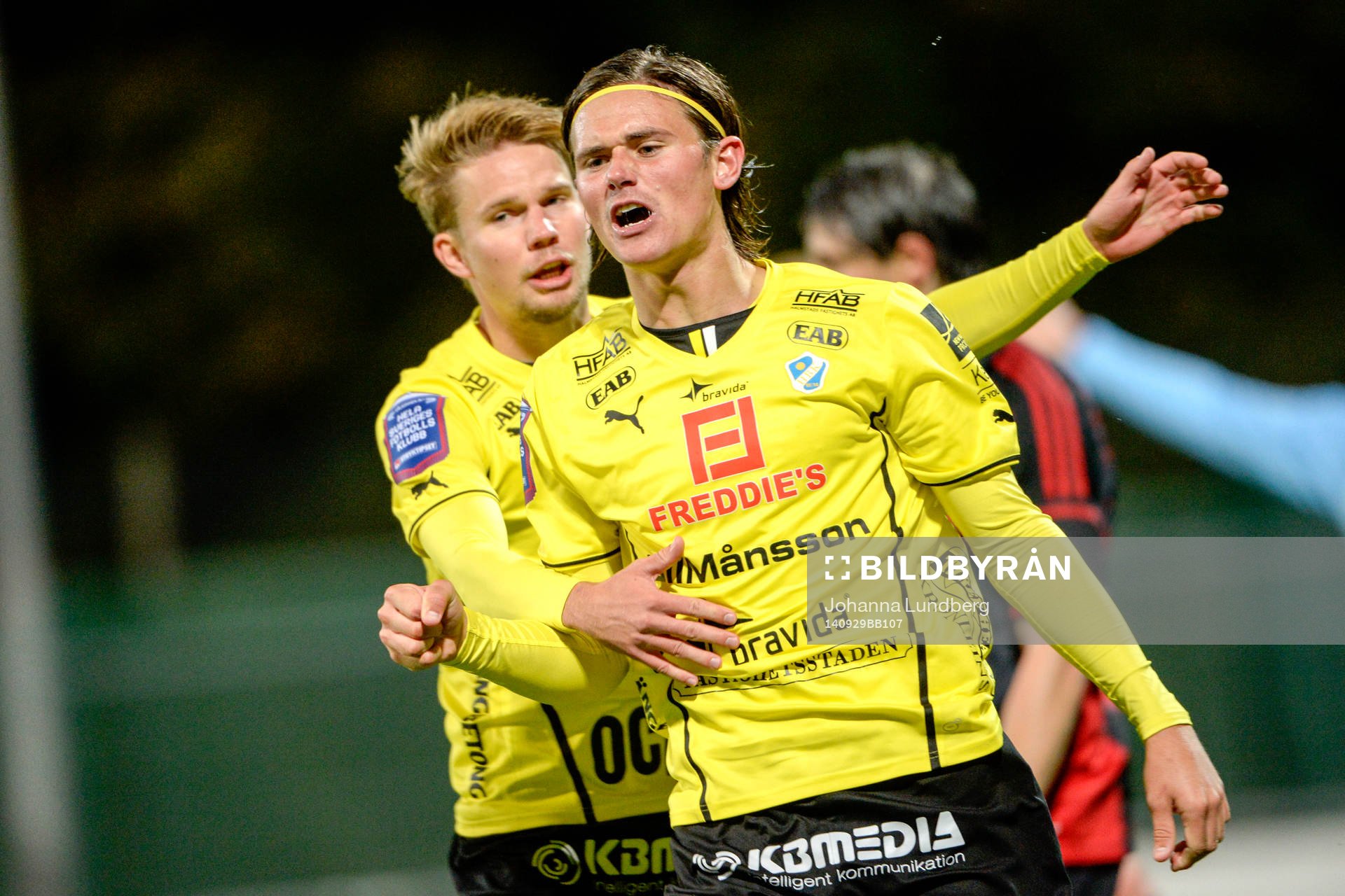 Halmstads Marcus Antonsson jublar