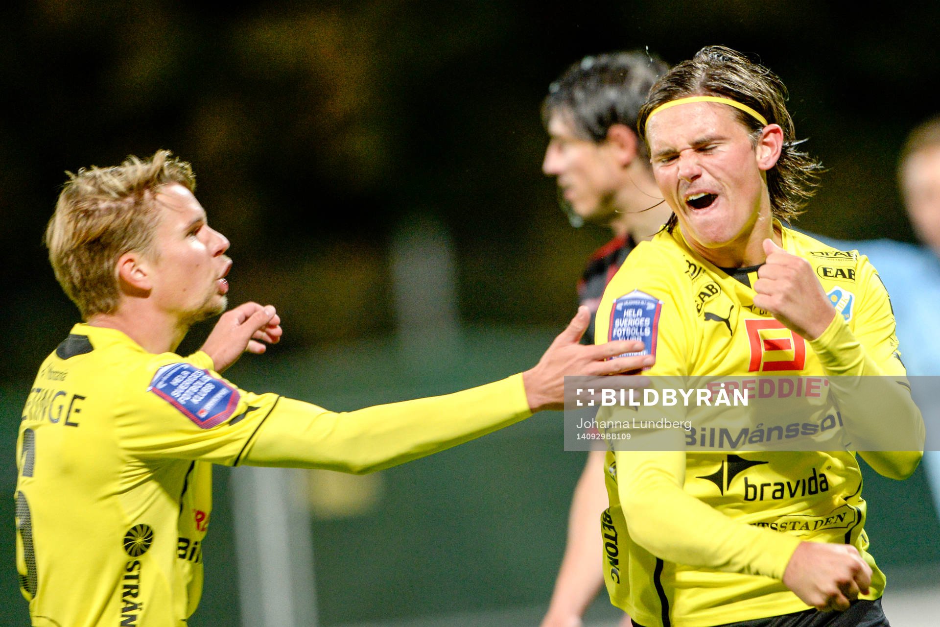 Halmstads Marcus Antonsson jublar