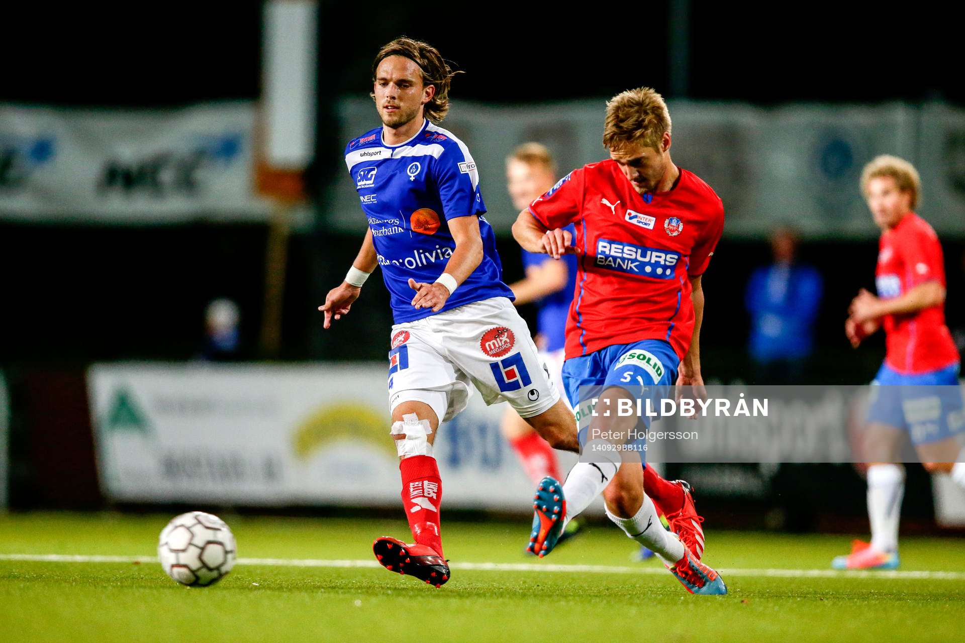 Åtvidabergs Tom Pettersson och Helsingborgs Johan