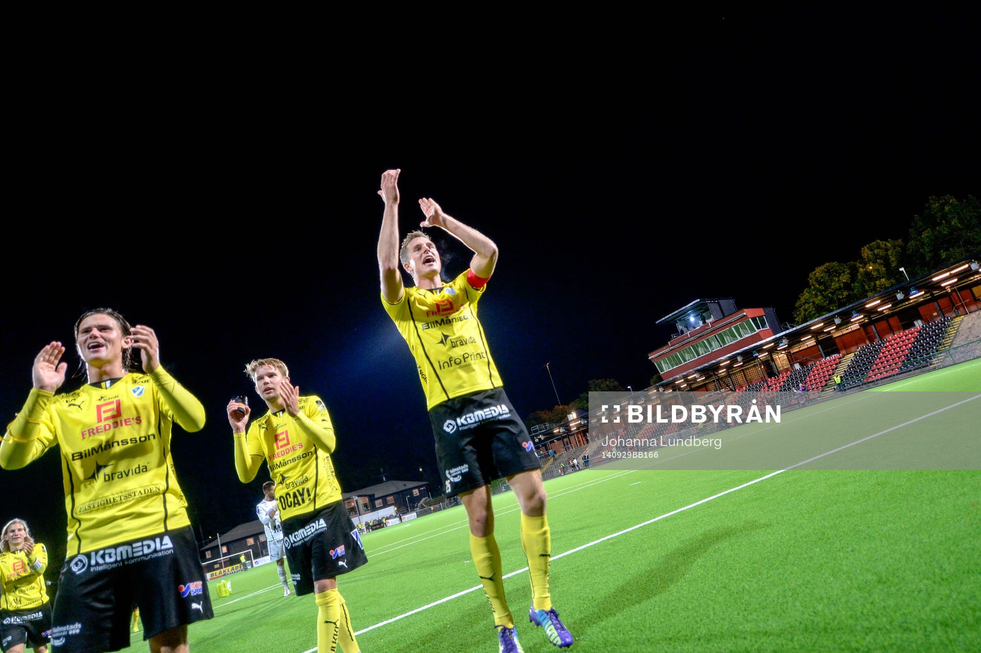 Halmstads ha23+och Richard Magyar jublar
