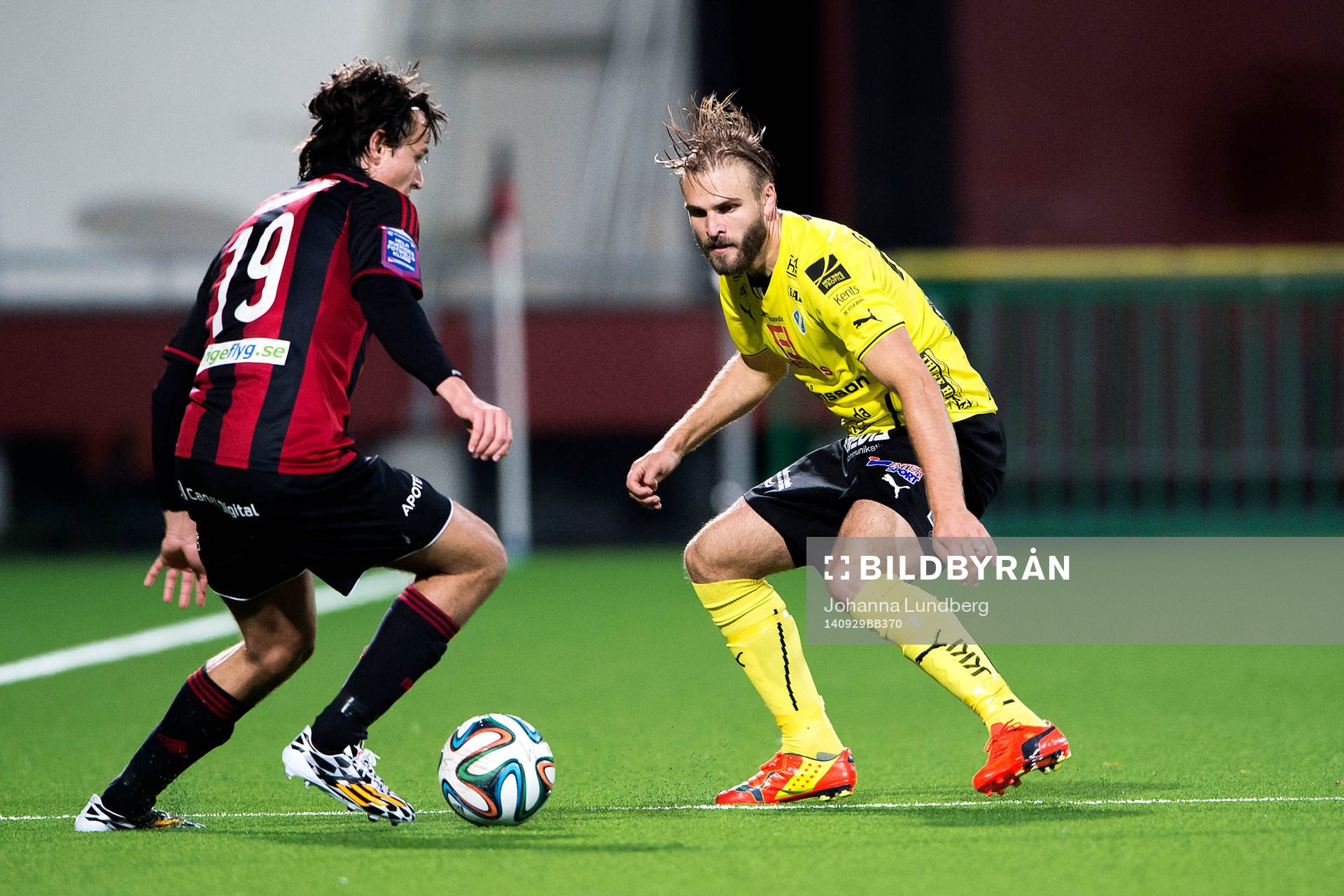 Brommapojkarnas Stefano Vecchia Holmquist och Halmstads