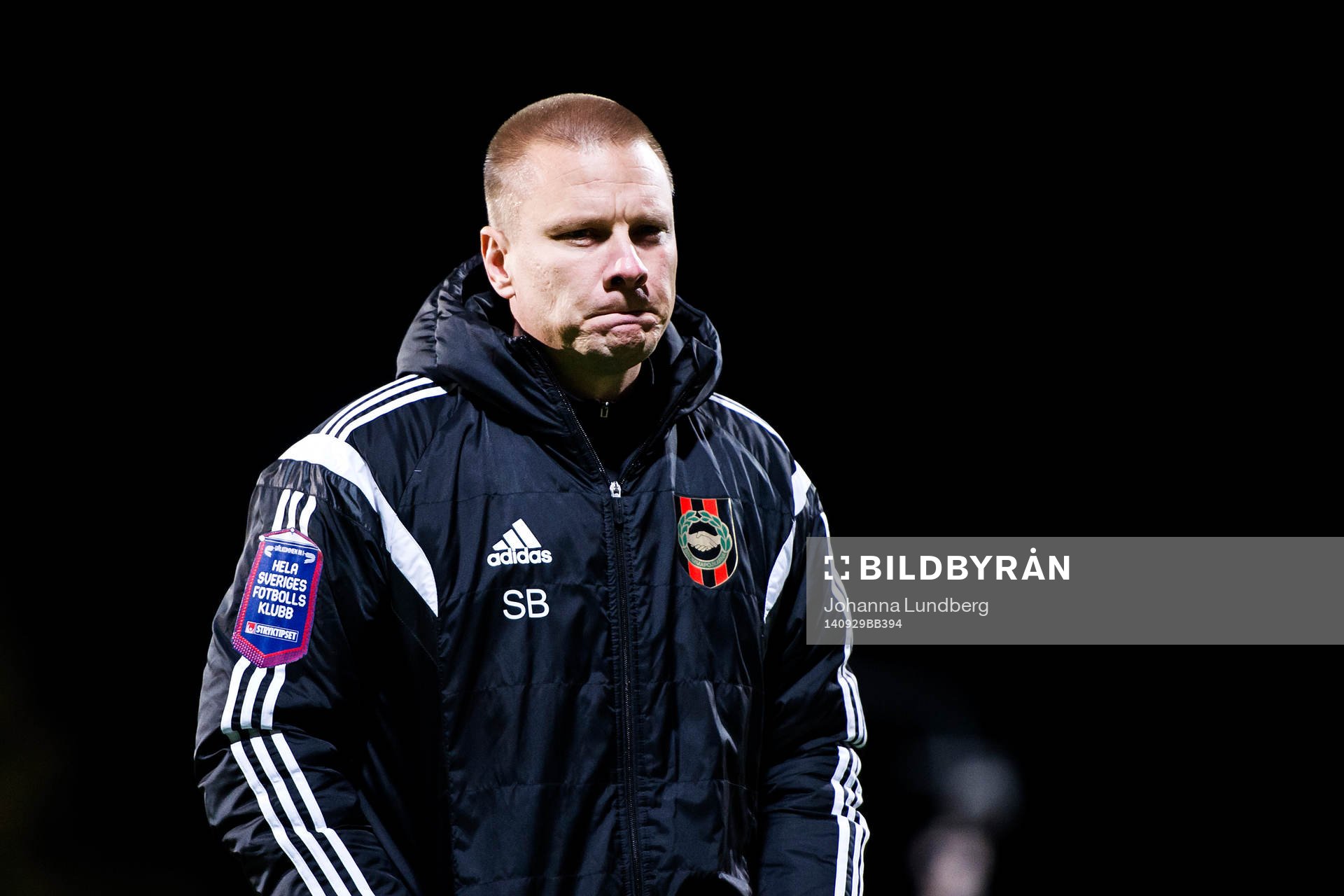 Brommapojkarnas tränare Stefan Billborn