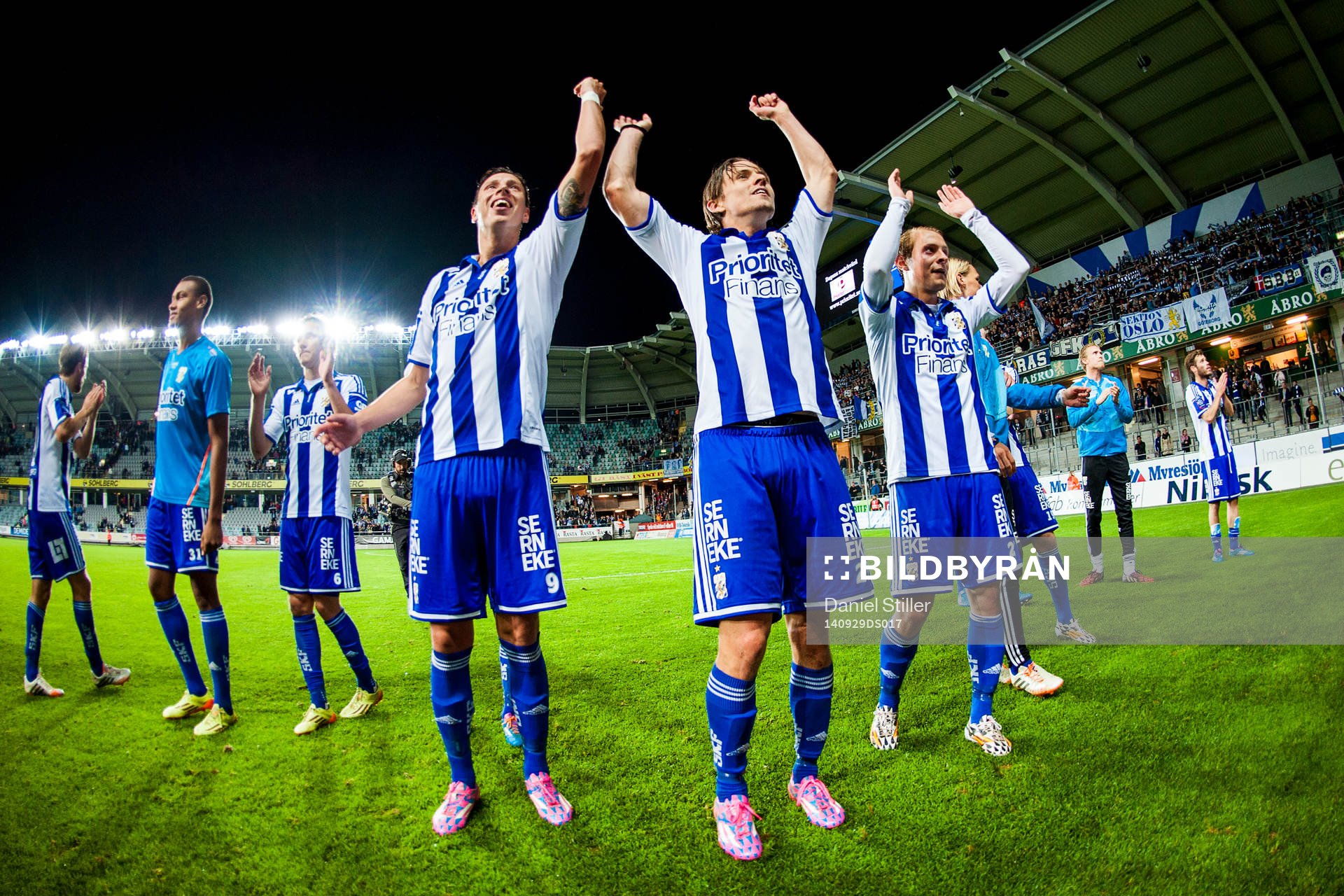 IFK Göteborgs två målgörare, Martin Smedberg Dalence