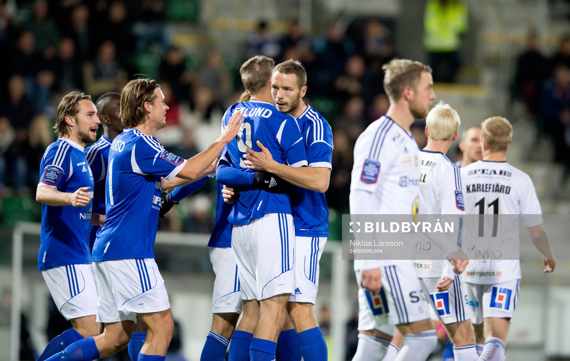 Sundsvalls Johan Eklund gratuleras