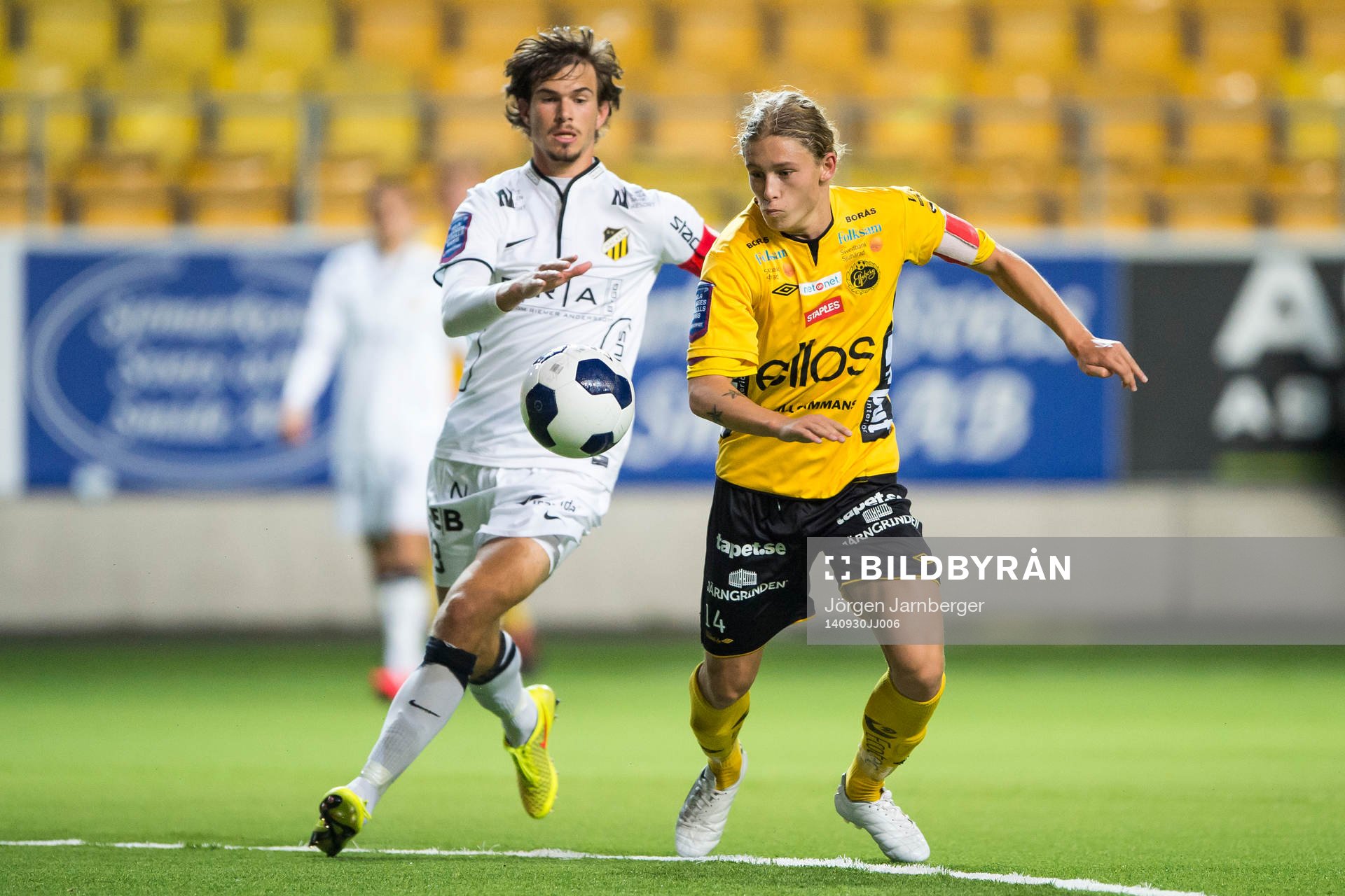 Elfsborgs Anton Andreasson (h) och Häckens Sebastian