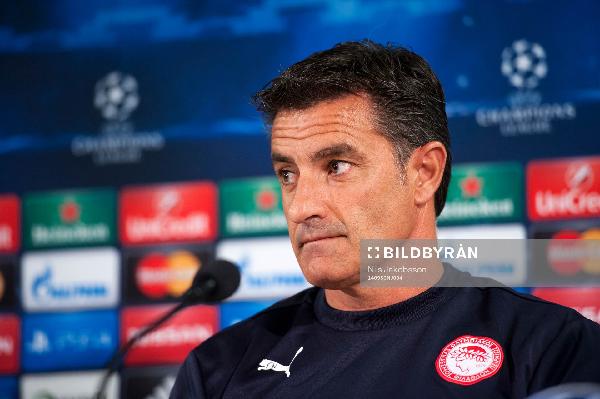Olympiakos tränare José Miguel González Martín del Campo