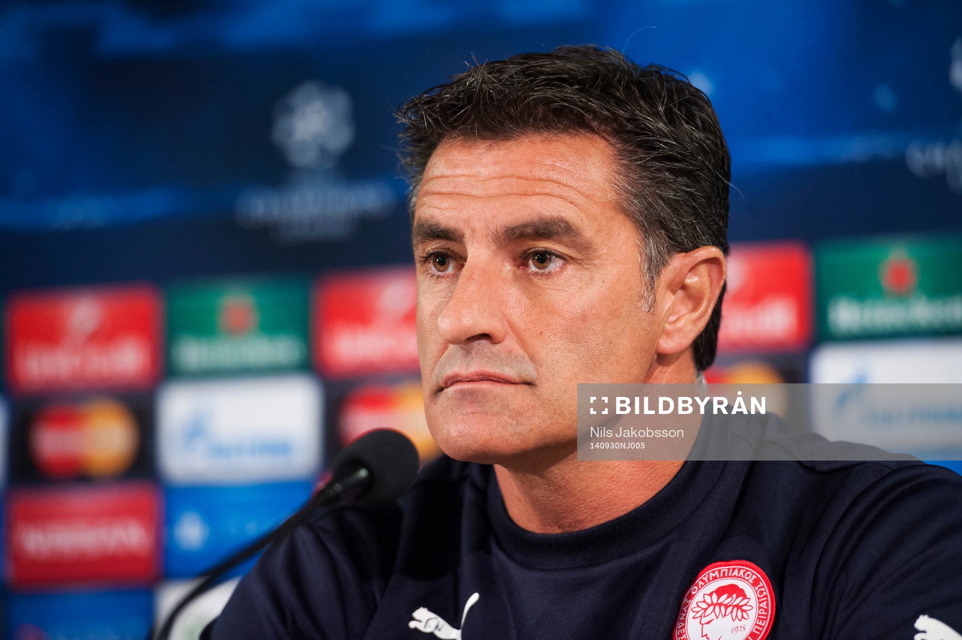 Olympiakos tränare José Miguel González Martín del Campo