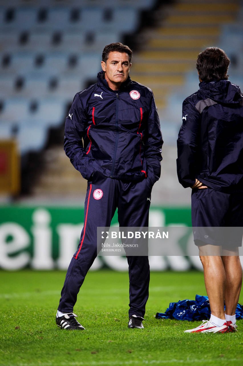 Olympiakos tränare José Miguel González Martín del Campo