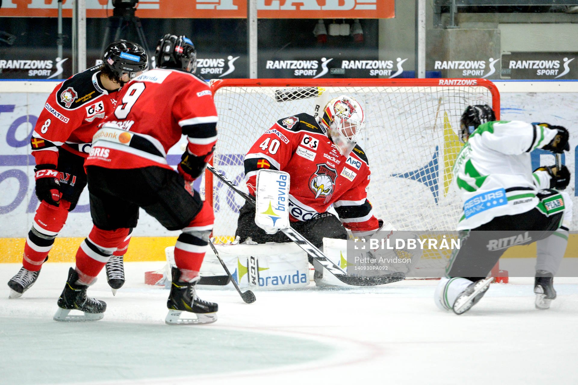 Rögles Robin Sterner gör 3-1 bakom Malmö Redhawks