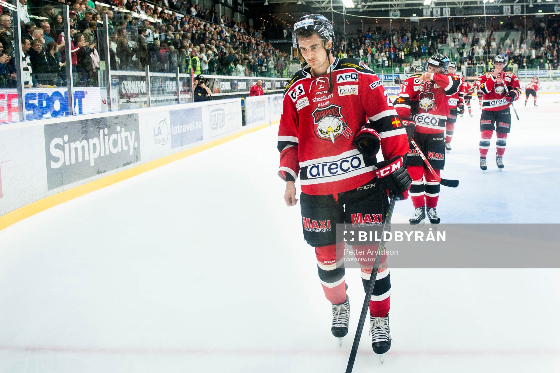 Malmö Redhawks Nils Andersson deppar