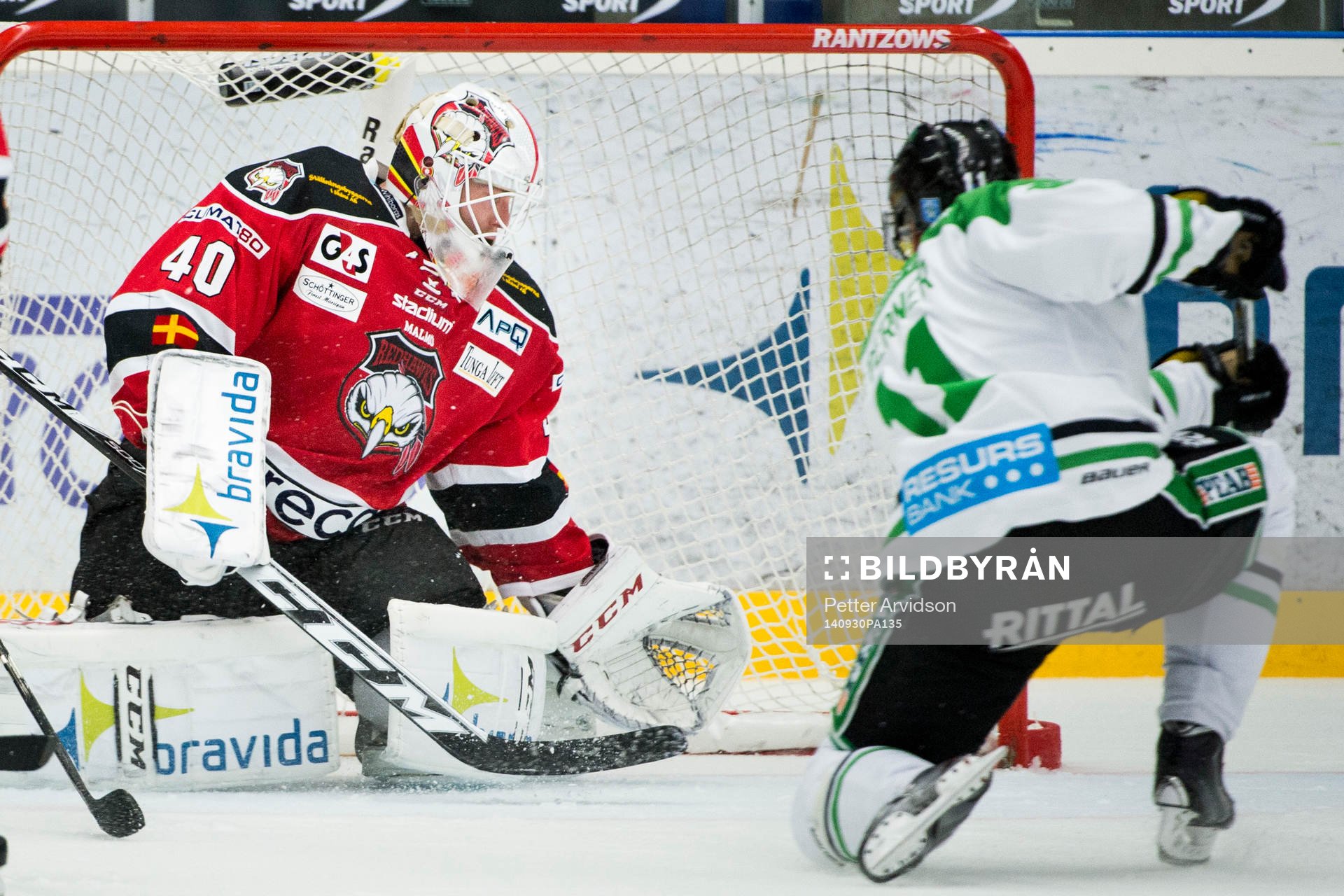 Rögles Robin Sterner gör 3-1 bakom Malmö Redhawks