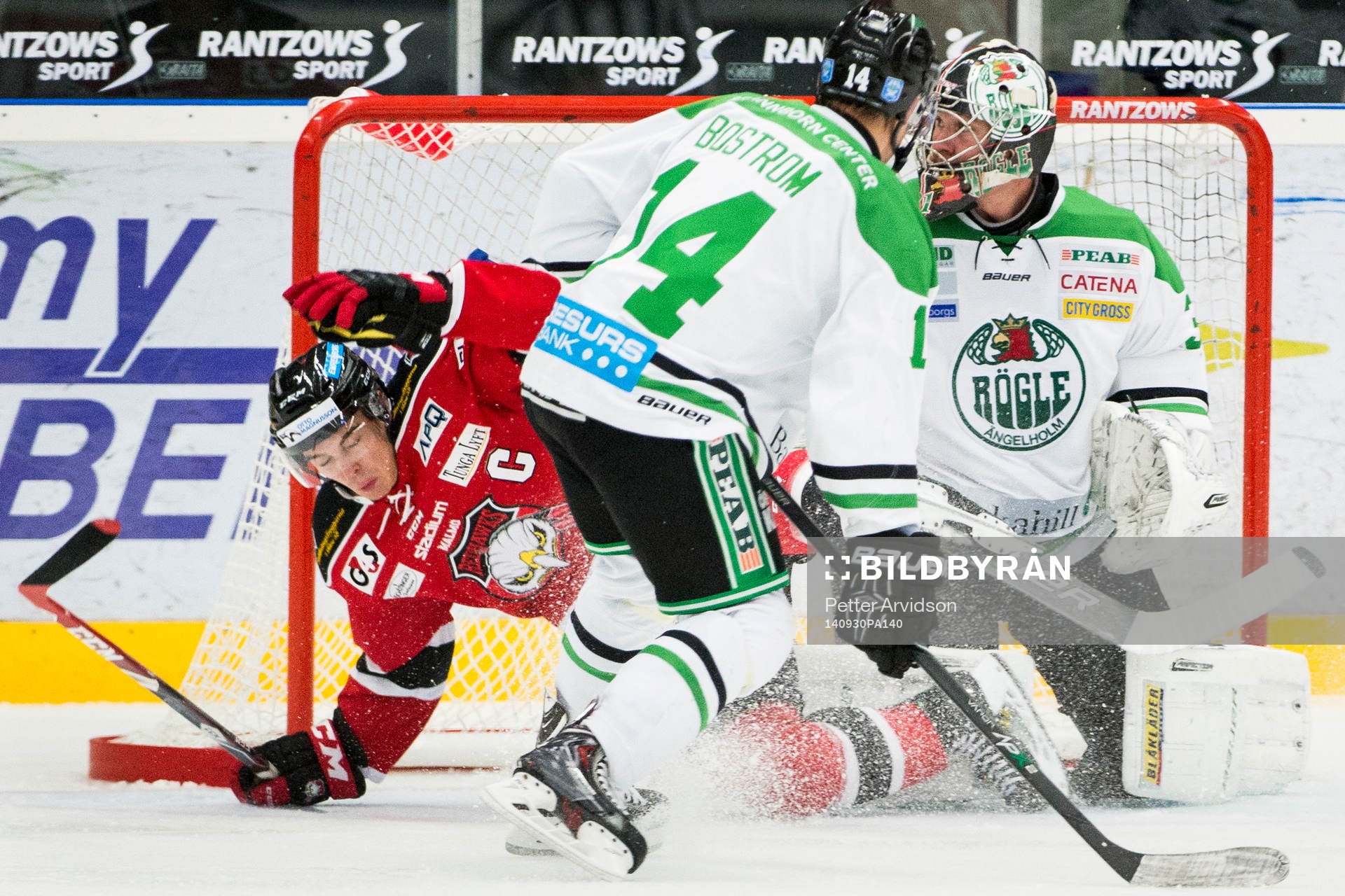 Malmö Redhawks Henrik Hetta faller