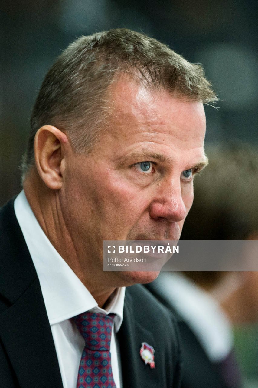 Malmö Redhawks tränare Mats Lusth