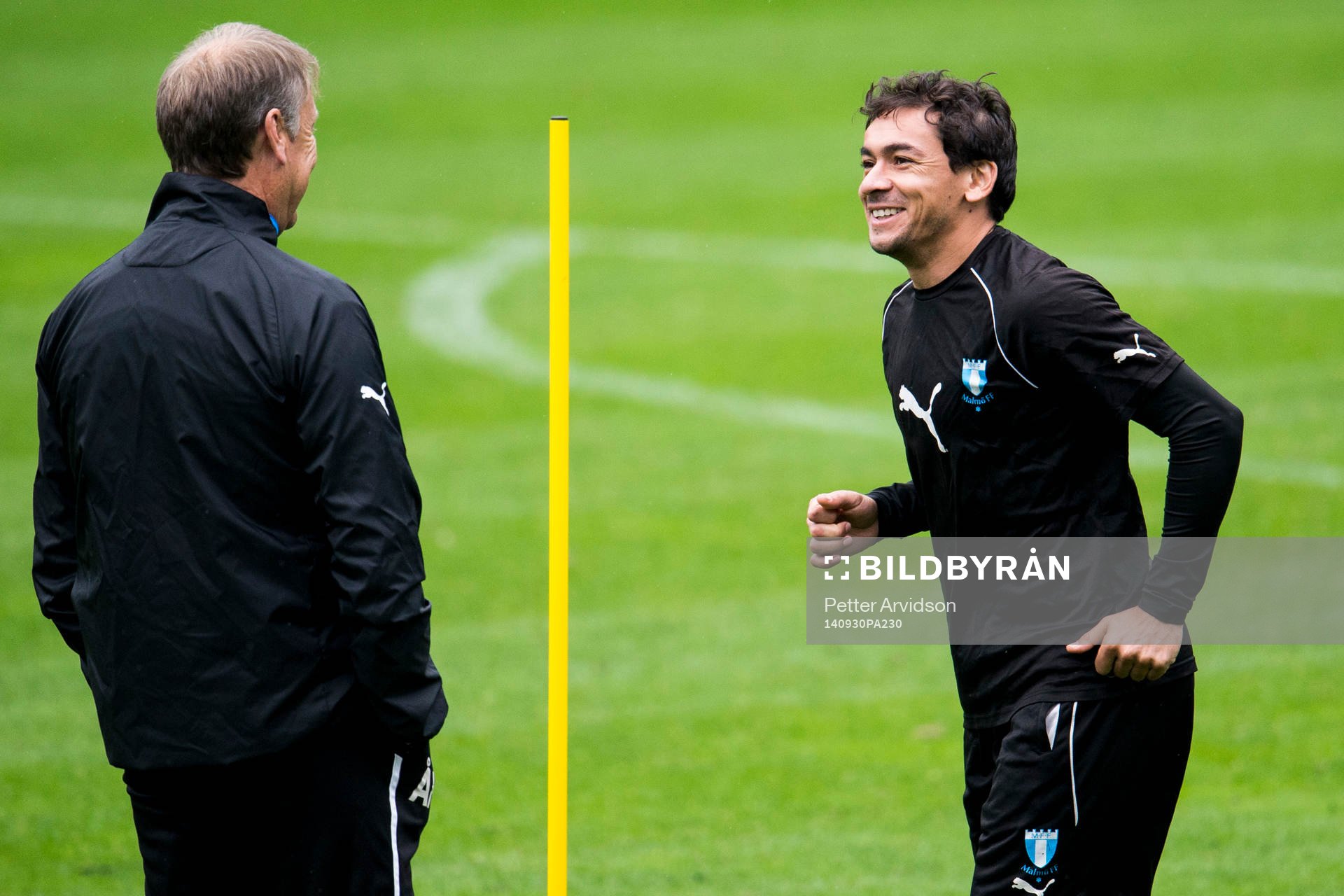 Malmö FFs tränare Åge Hareide och Ricardo Ferreira Da