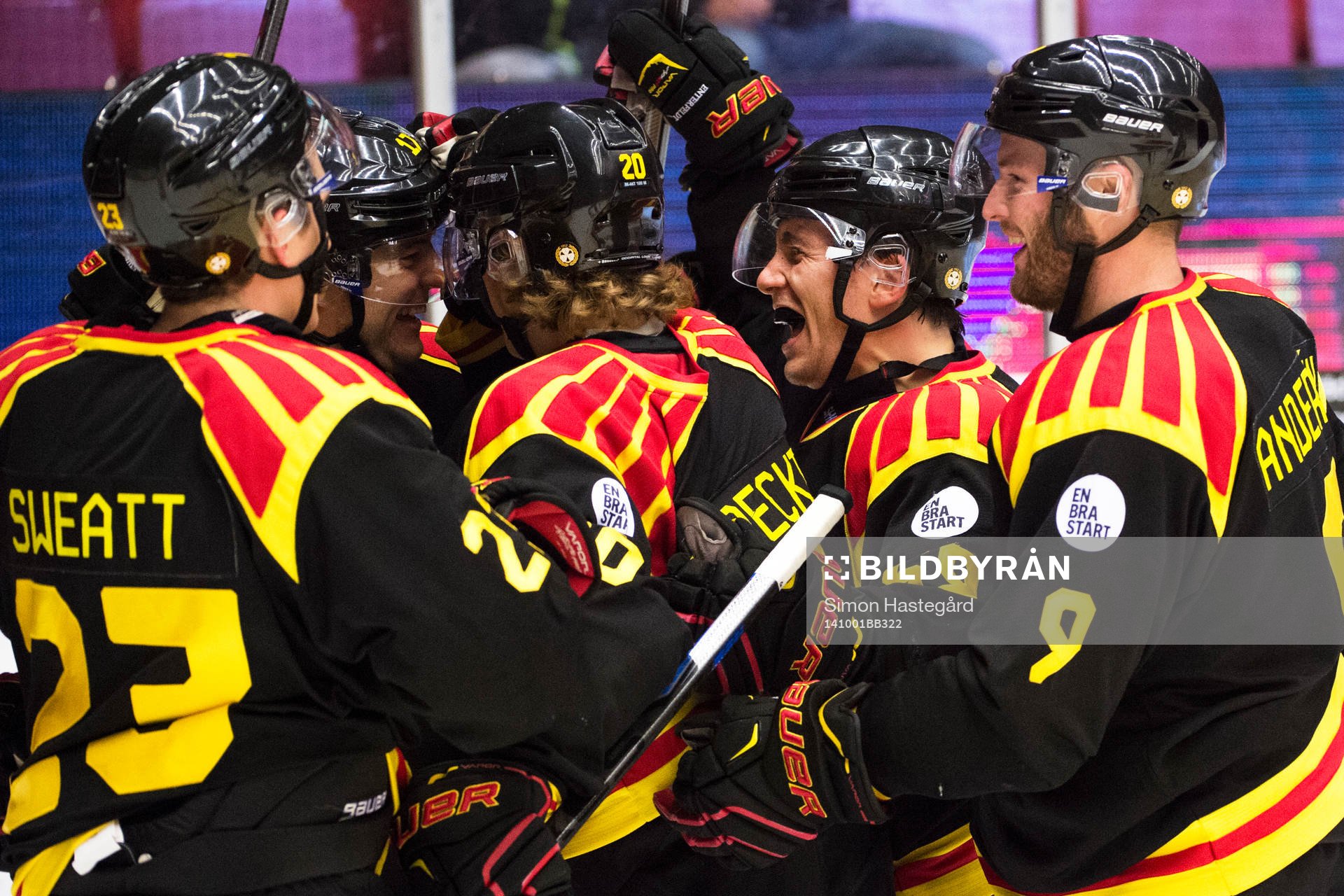 Brynäs Bill Sweatt, Pathrik Westerholm, Adam Brodecki,