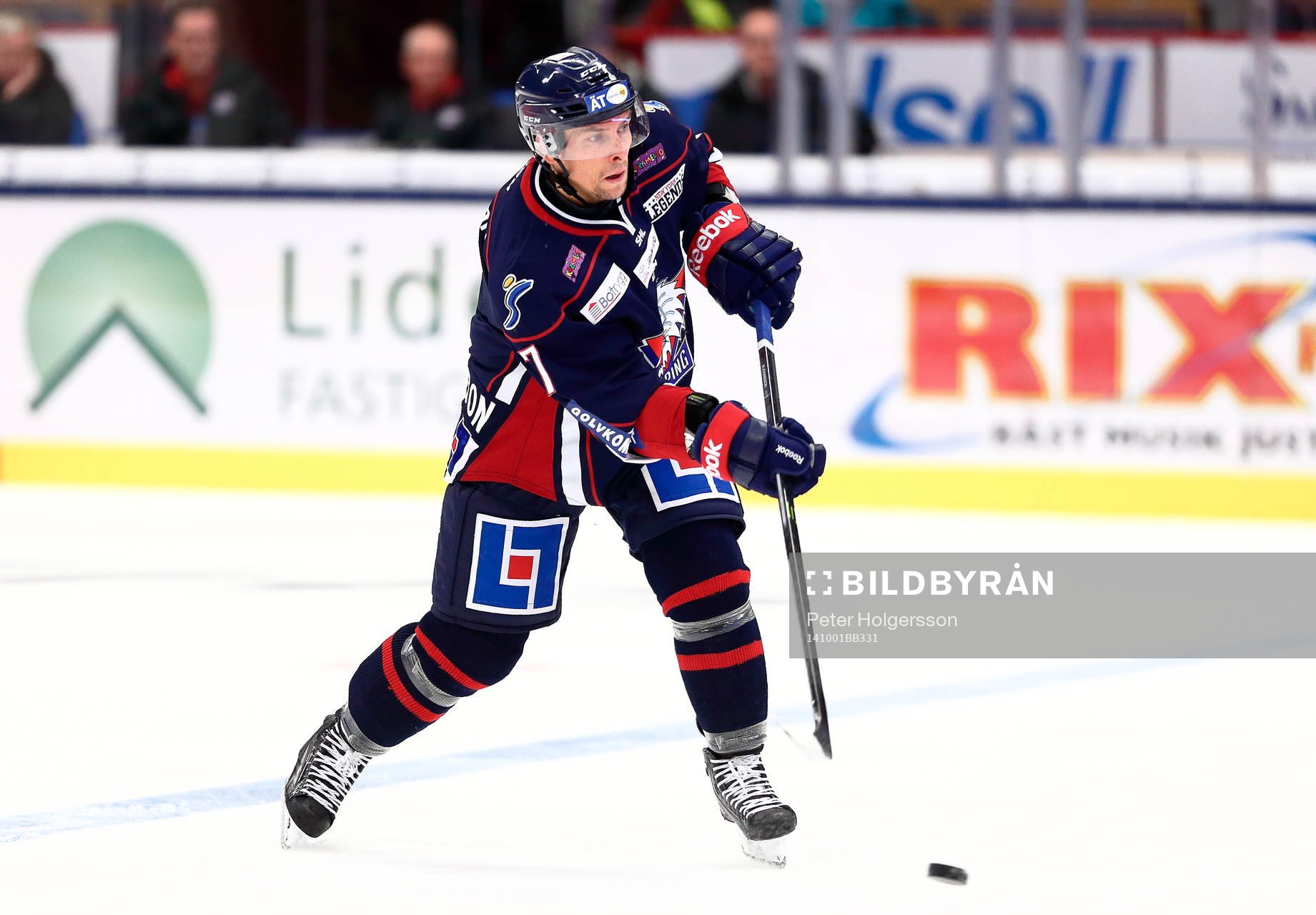 Skott av Linköpings Magnus Johansson