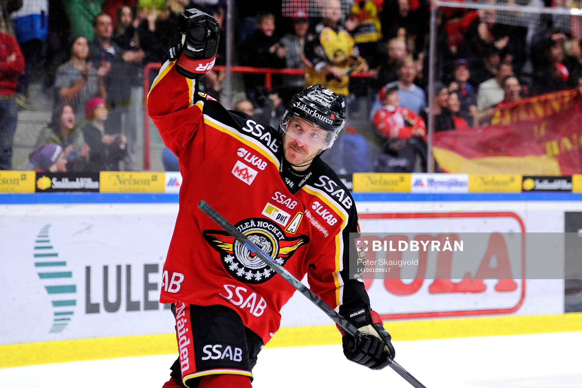 Luleås Jan Sandström jublar