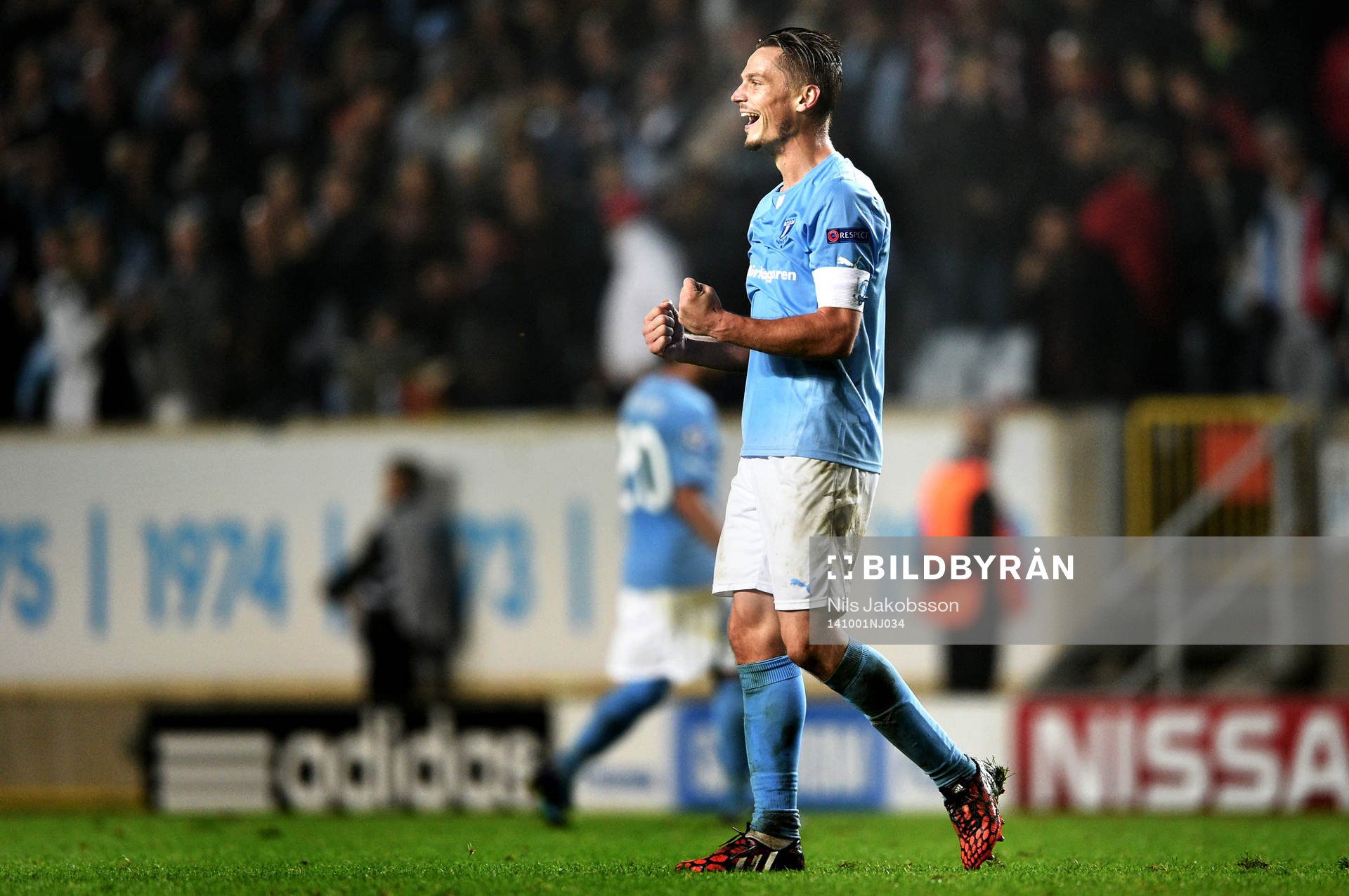 Malmö FFs Markus Rosenberg jublar