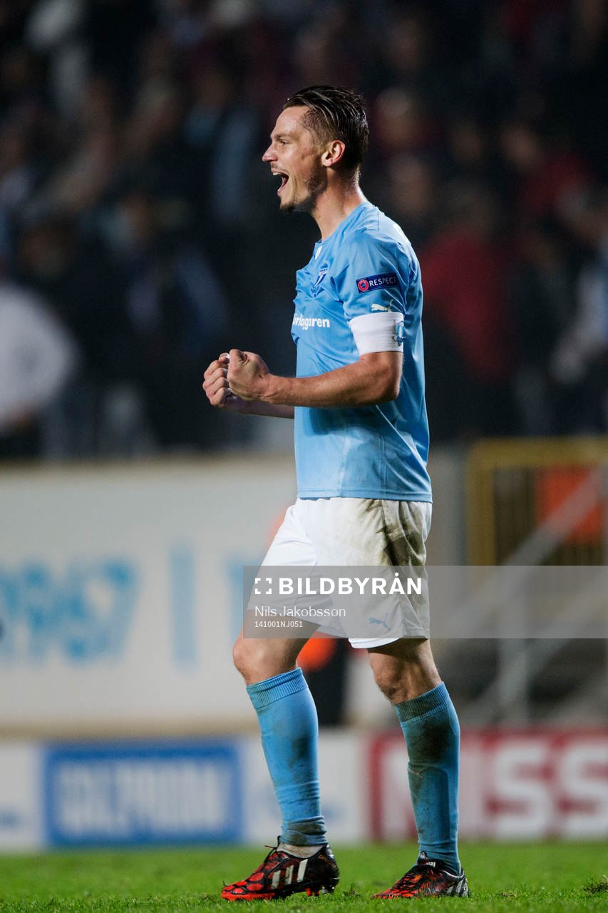 Malmö FFs Markus Rosenberg jublar