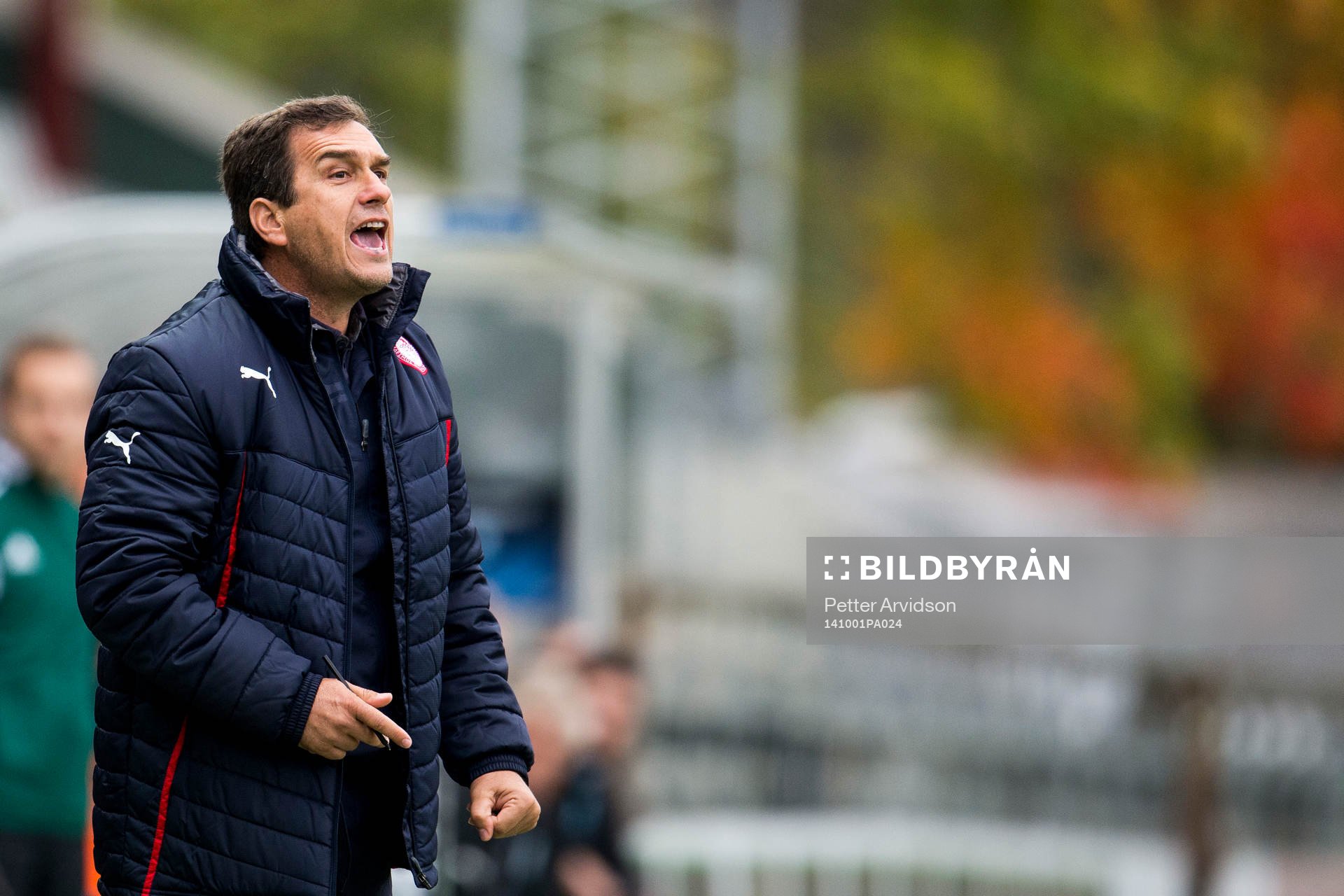 Olympiakos tränare Vasileios Vouzas