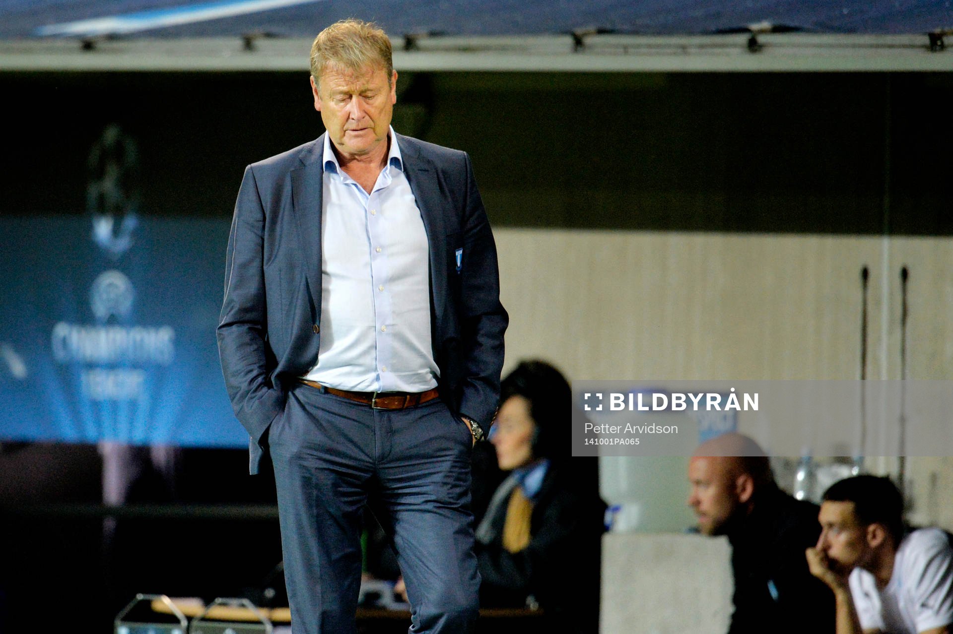 Malmö FFs tränare Åge Hareide deppar