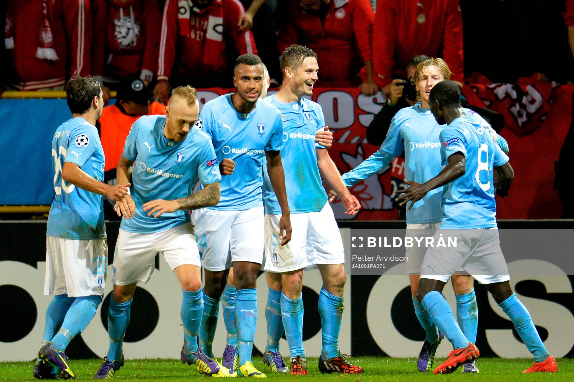 Malmö FFs Markus Rosenberg firas