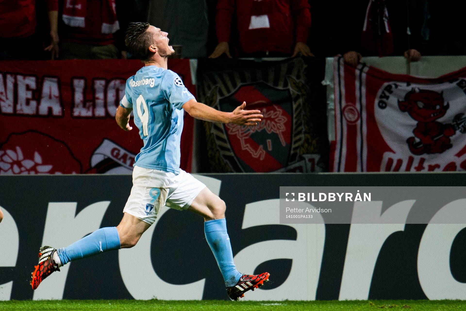 Malmö FFs Markus Rosenberg jublar