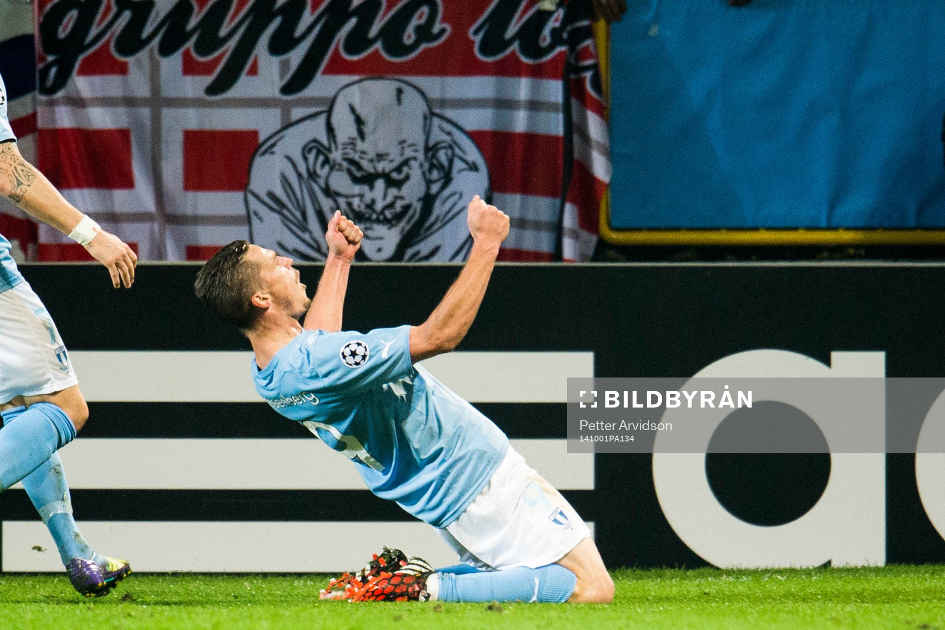 Malmö FFs Markus Rosenberg jublar