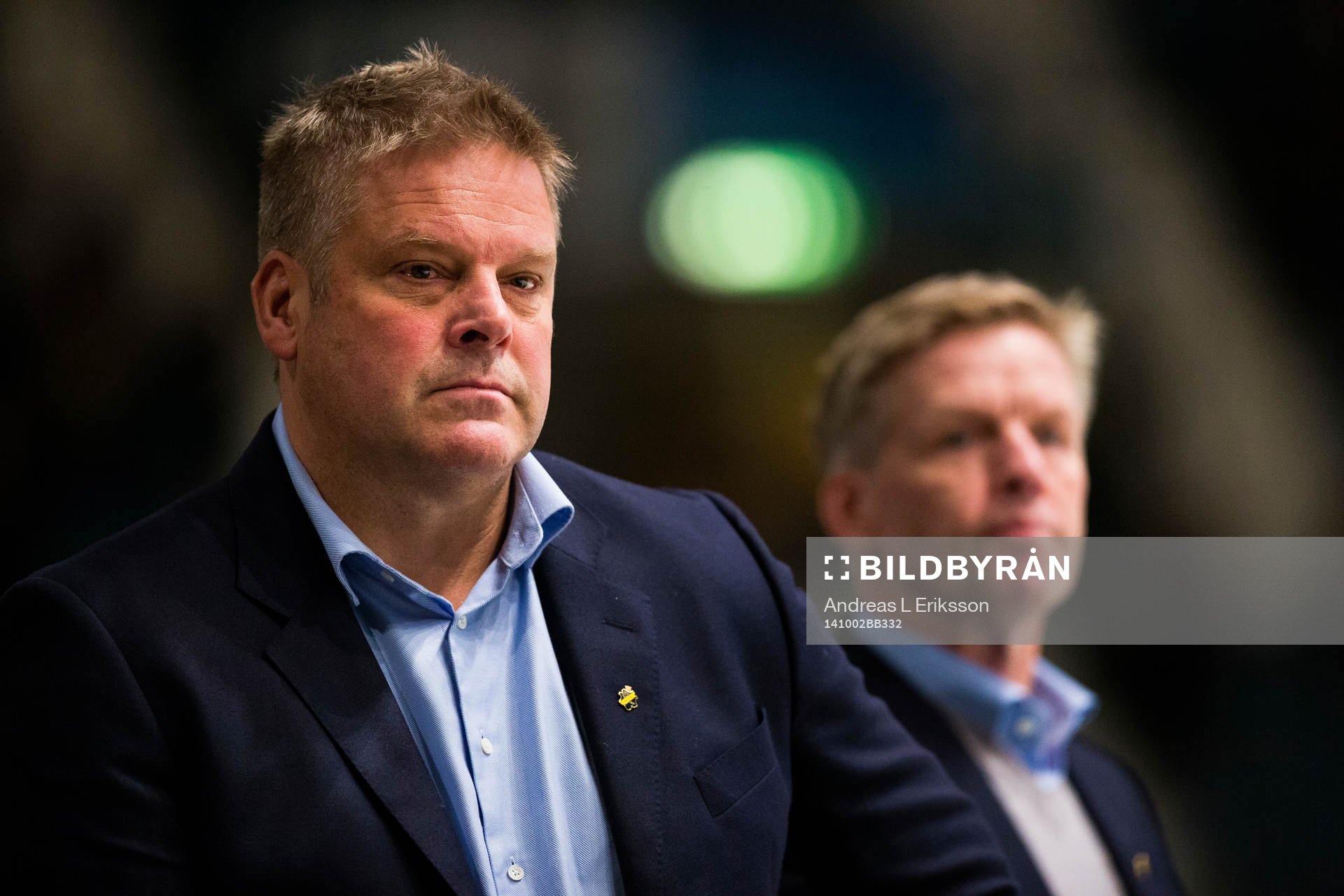 s tränare Thomas Fröberg och tränare Peter Gradin