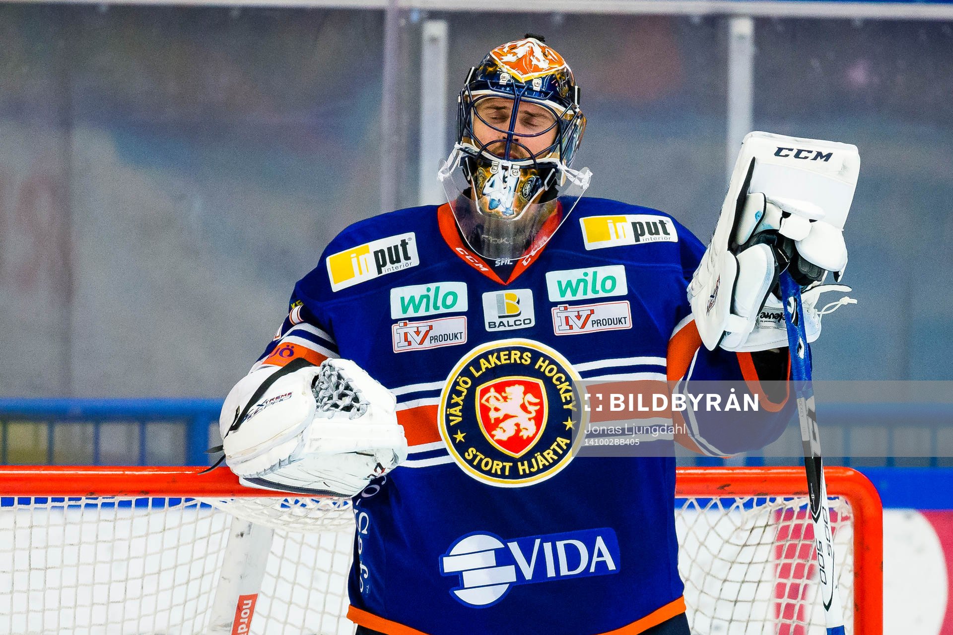 Växjös målvakt Cristopher Nihlstorp deppar