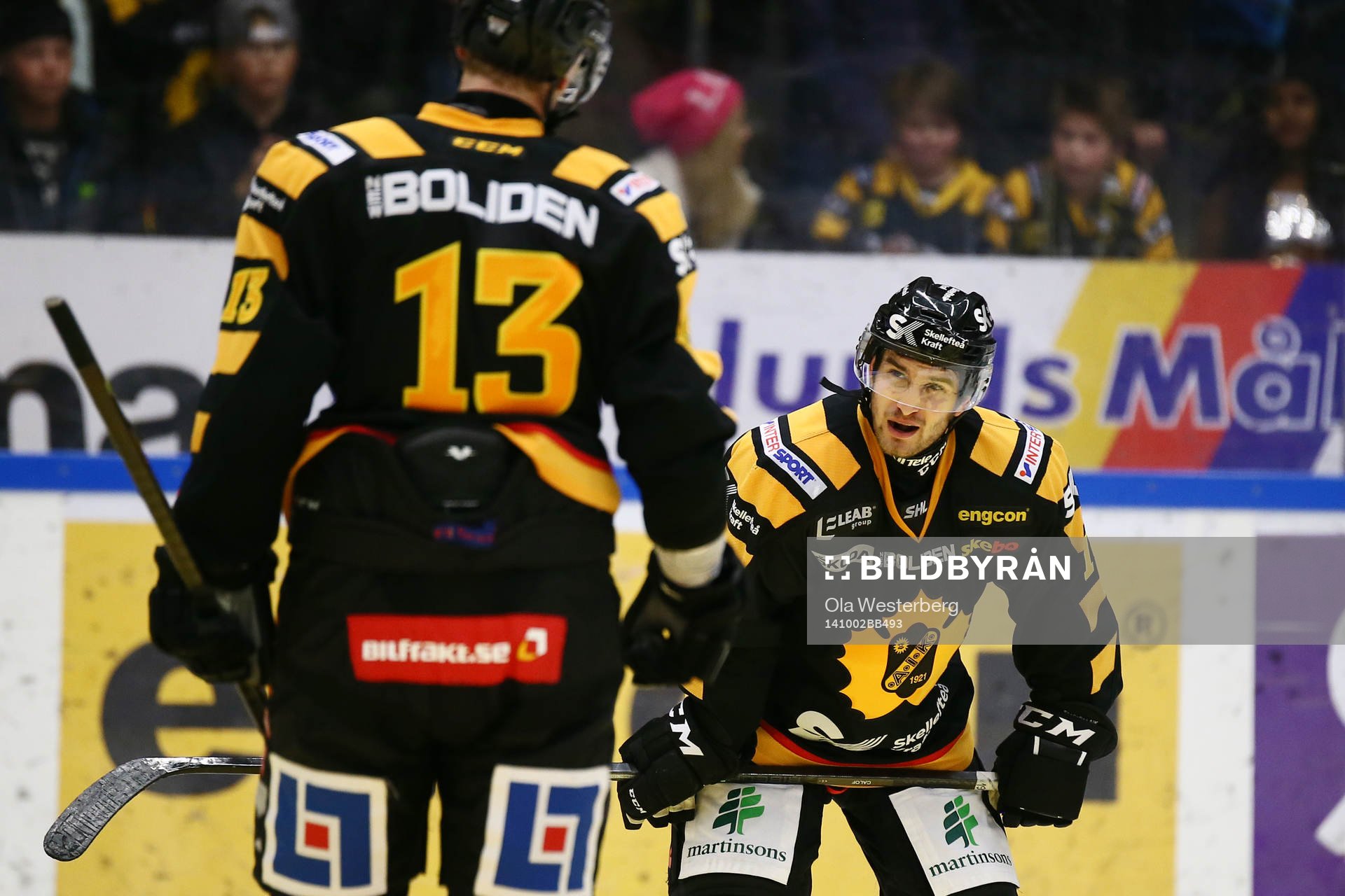Skellefteås Mikko Lehtonen  och Andrew Calof