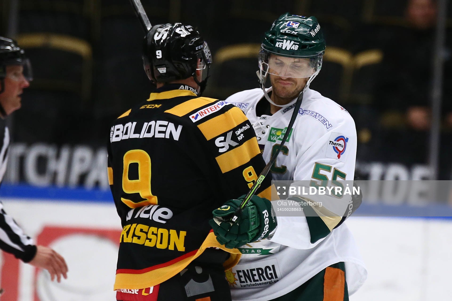 Skellefteås Patrik Zackrisson  och Ole-Kristian Tollefsen