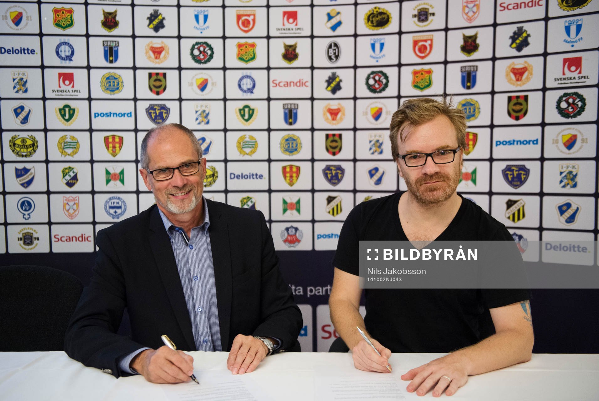 Lars-Christer Olsson, SEF, och Tony Ernst, ordförande i
