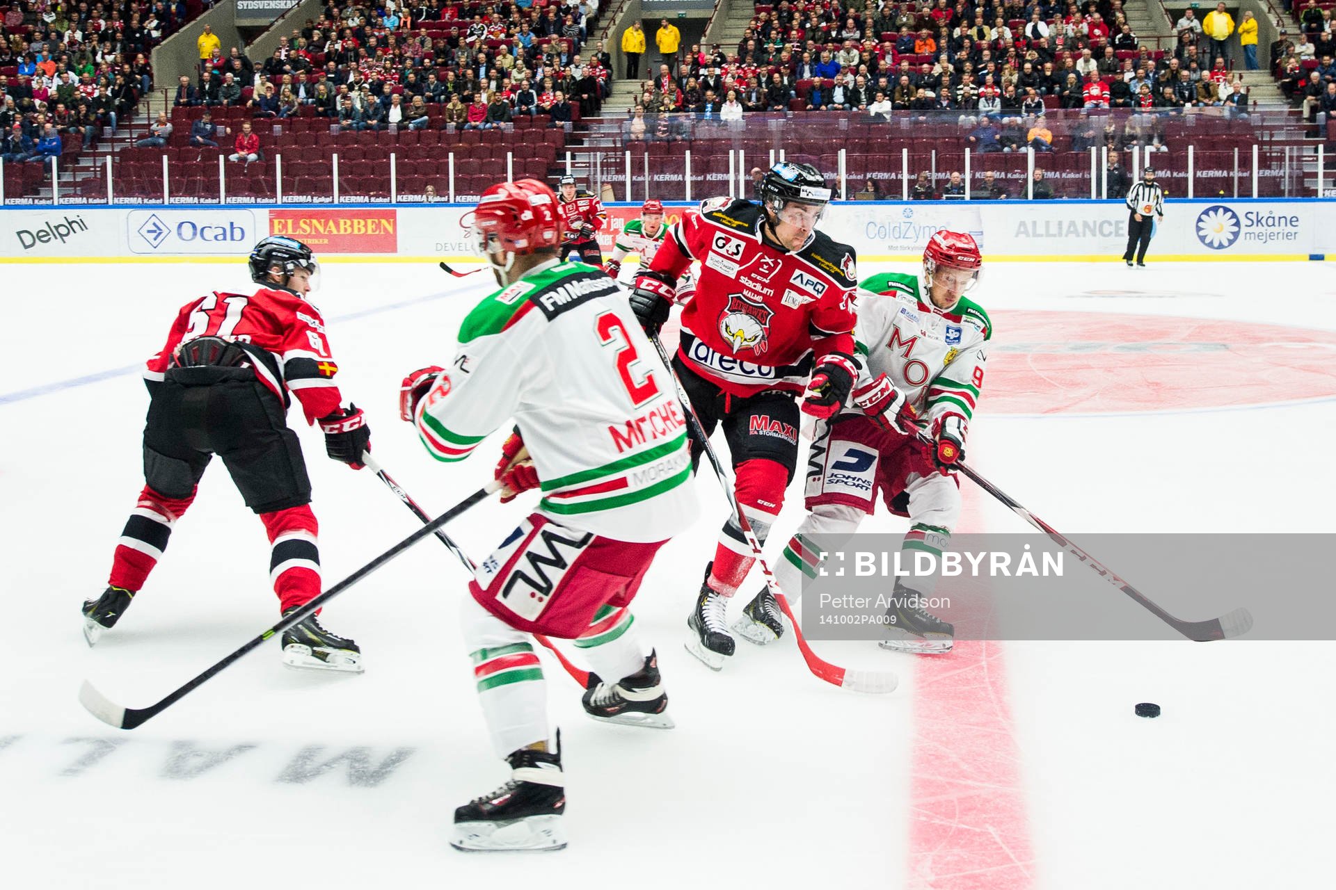 Malmö Redhawks Nicklas Jadeland och Nils Bergström
