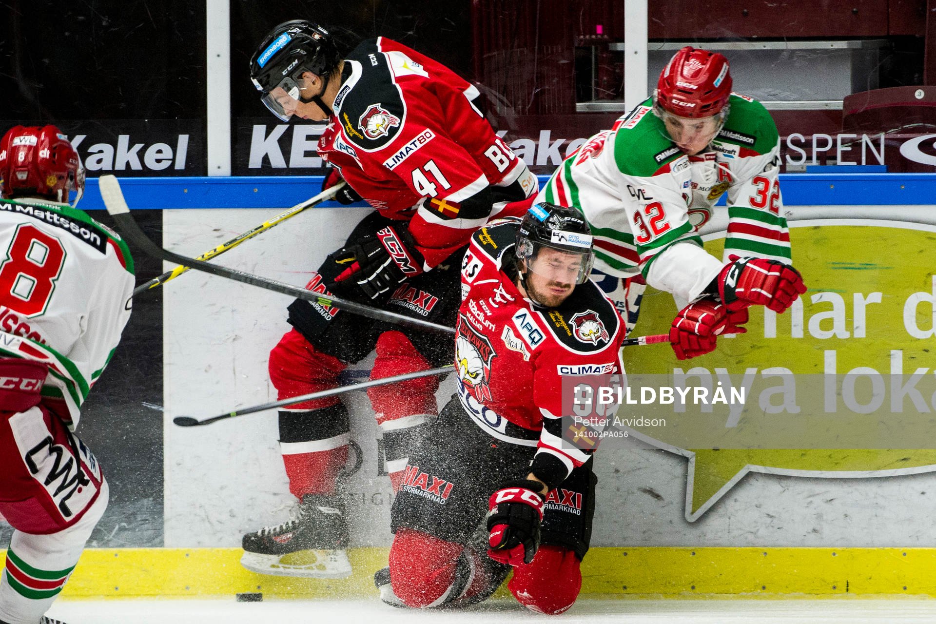 Malmö Redhawks Mattias Persson och Patrik Blomberg
