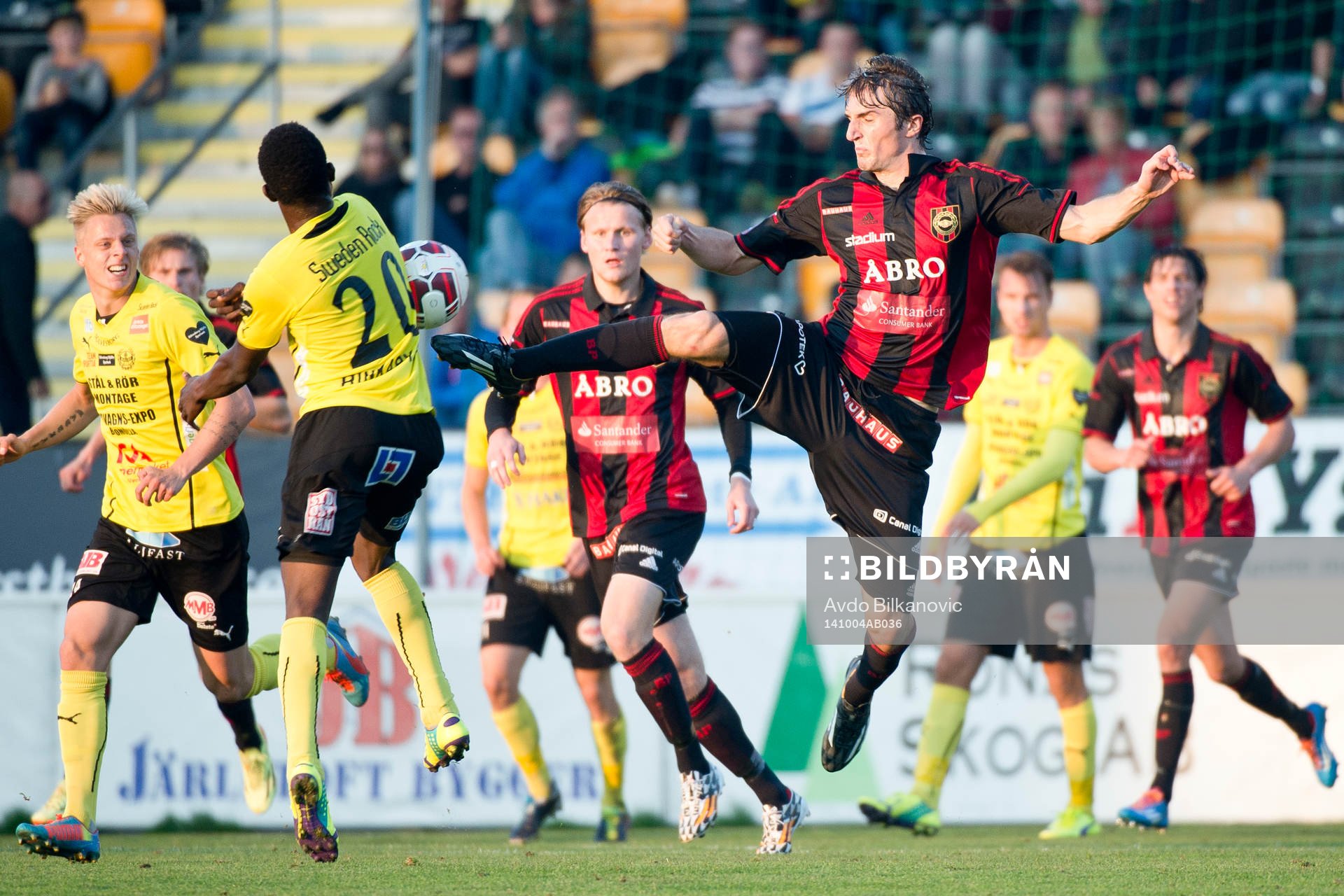 Mjällbys Kwame Bonsu och Brommapojkarna Jesper Karlström