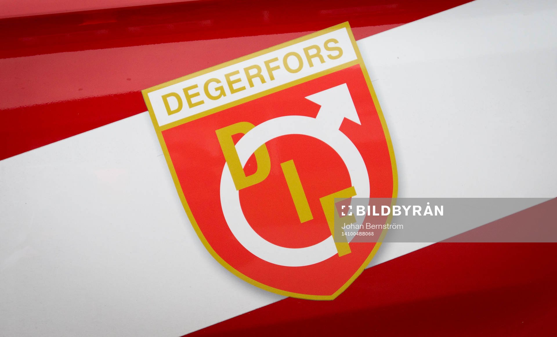 Degerfors logotyp mellan Degerfors och Ljungskile i