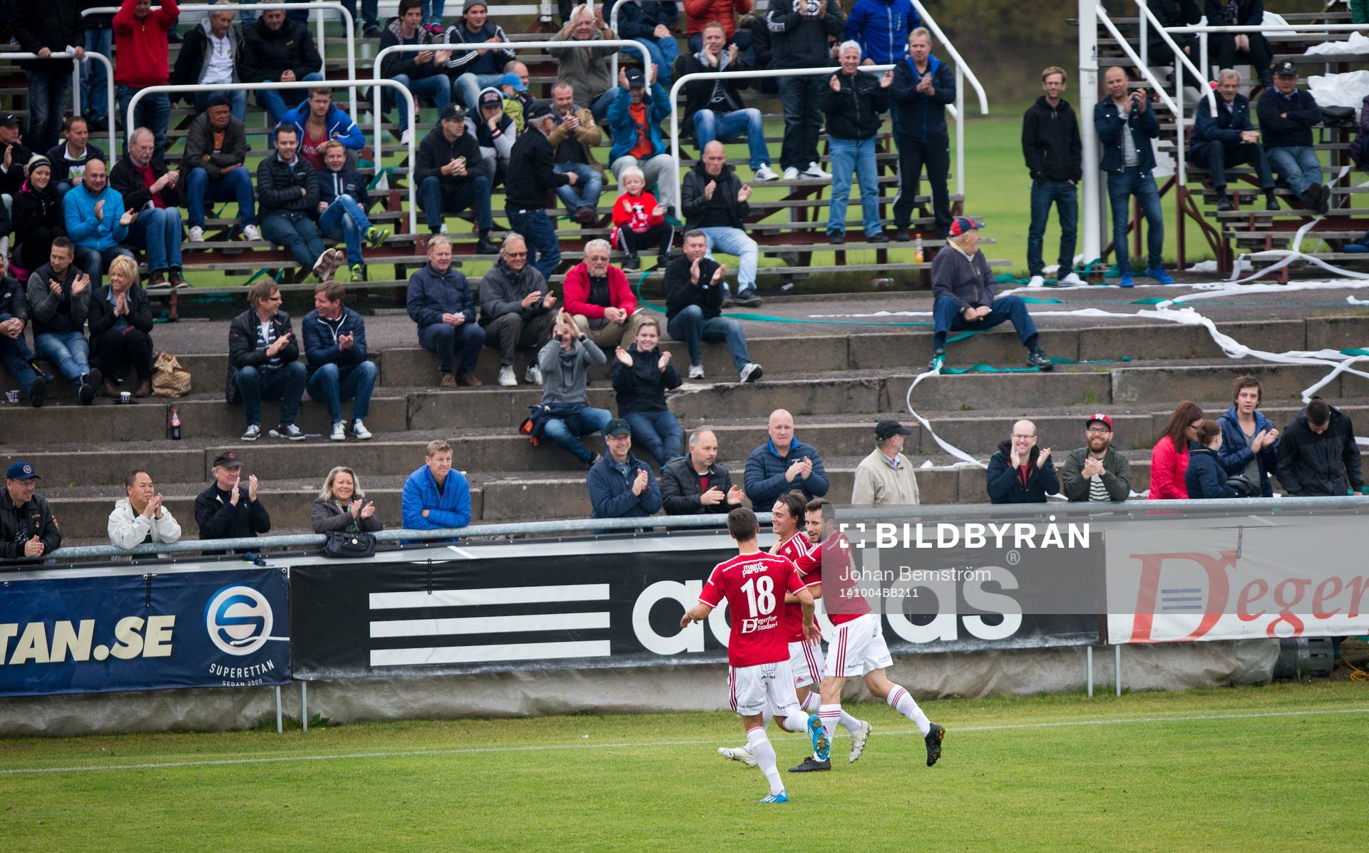 Degerfors Eric Jernberg gör 2-2