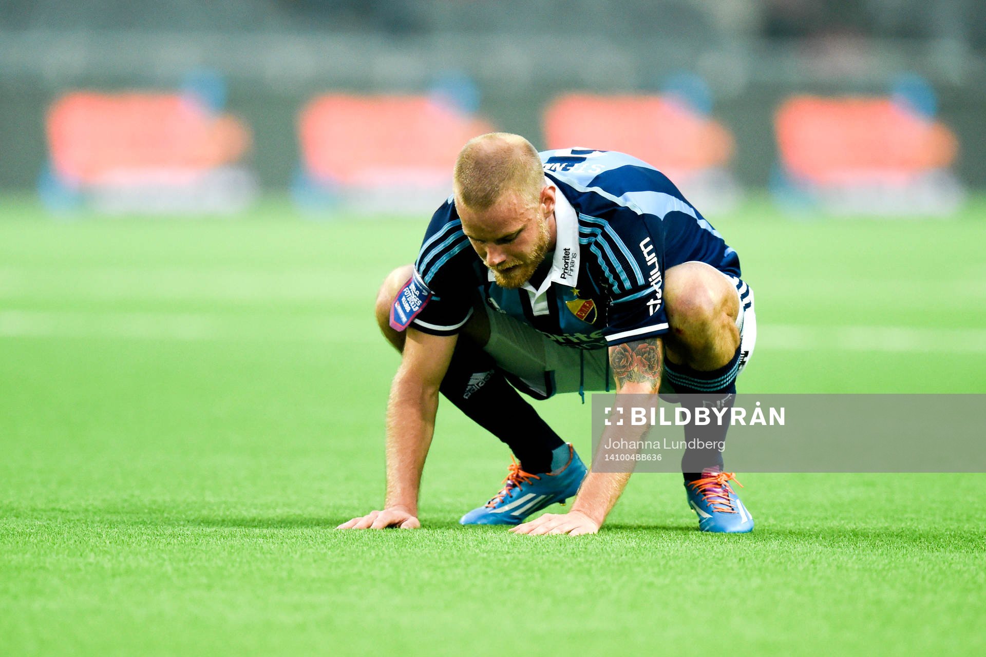 Djurgårdens Fredrik Stenman deppar