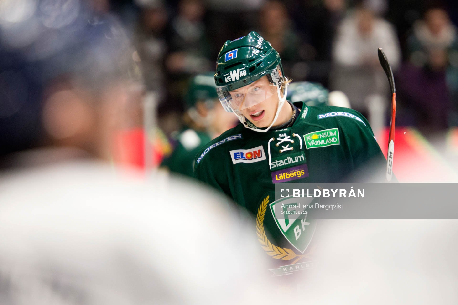 Färjestads Victor Ejdsell gjorde 1-5 i sin SHL-debut