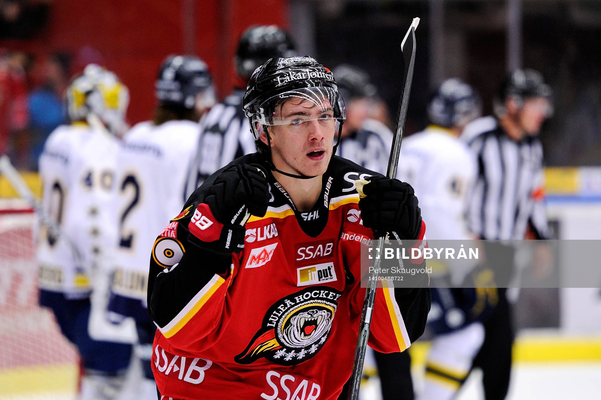 Luleås Johan Forsberg jublar