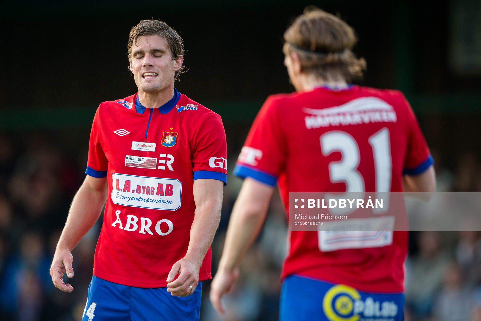 Örgrytes David Leinar och Nikolas Sandberg deppar