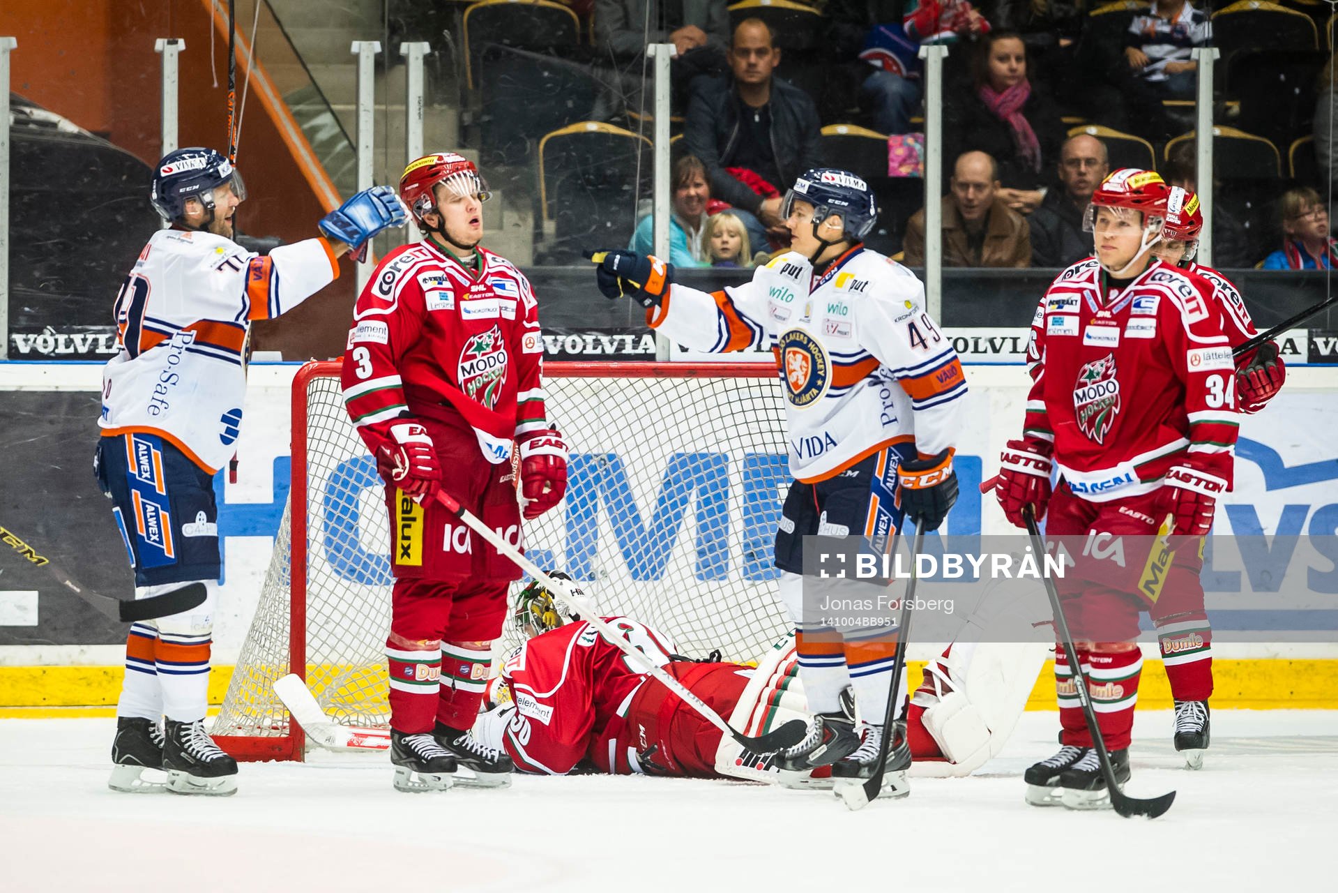 Tomi Kallio gjorde 0-5 målet, Växjös Rhett Rakhshani,