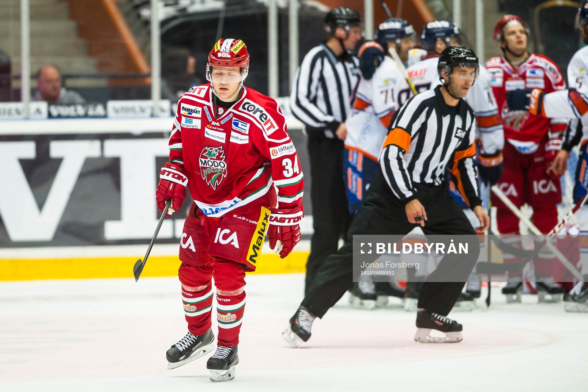 Tomi Kallio gjorde 0-5 målet, Växjös Rhett Rakhshani,