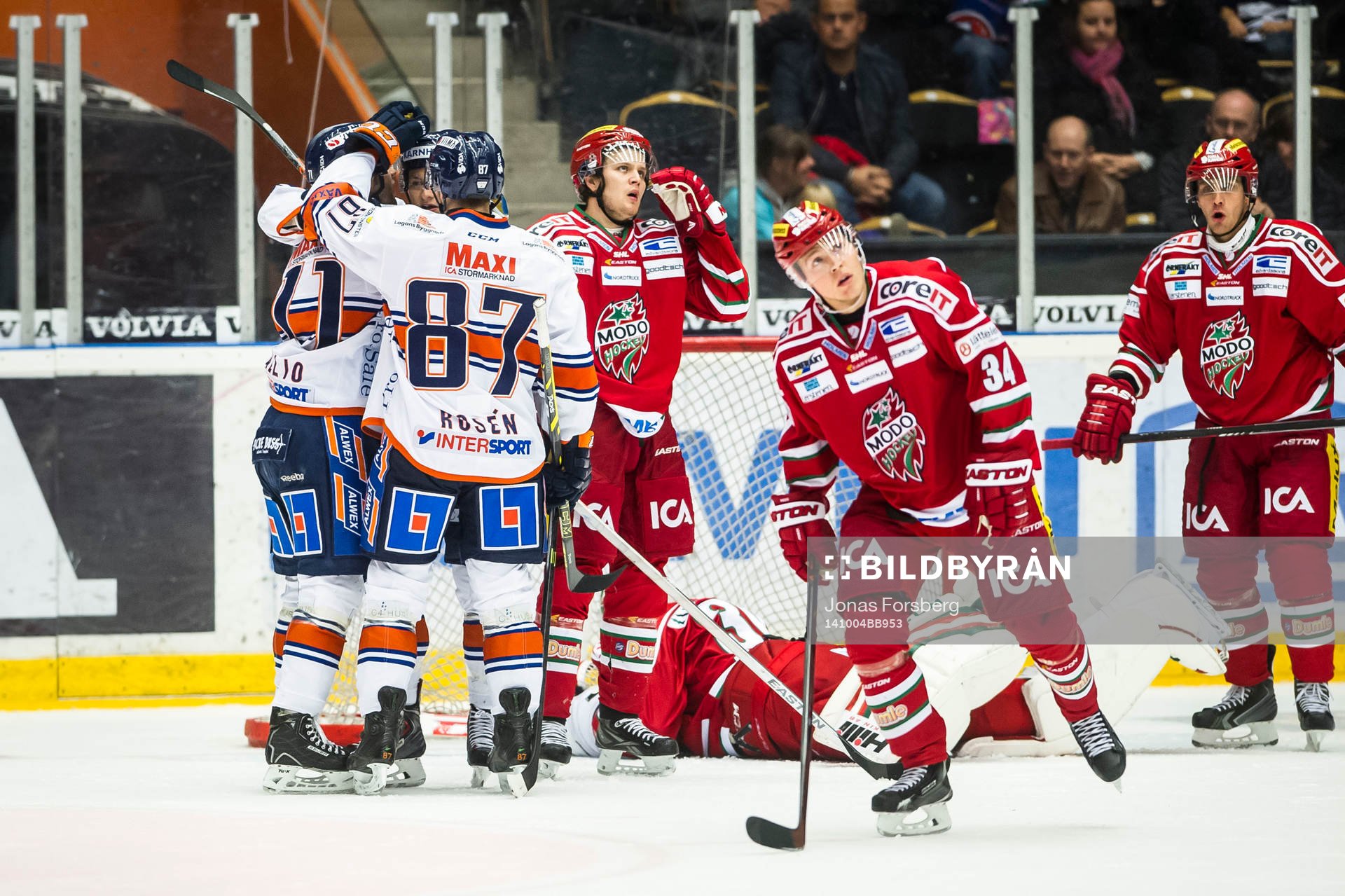 Tomi Kallio gjorde 0-5 målet, Växjös Rhett Rakhshani,